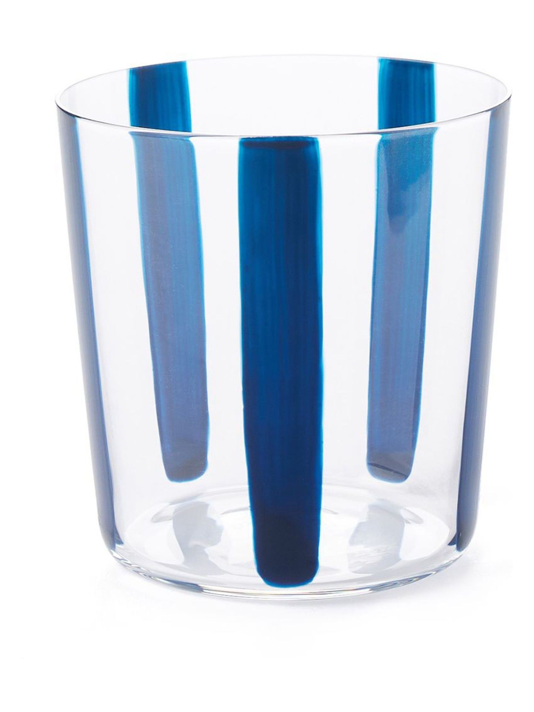 The Conran Shop Set of 4 Navy Nova Stripe Tumblers 360ml - Image 6 of 6