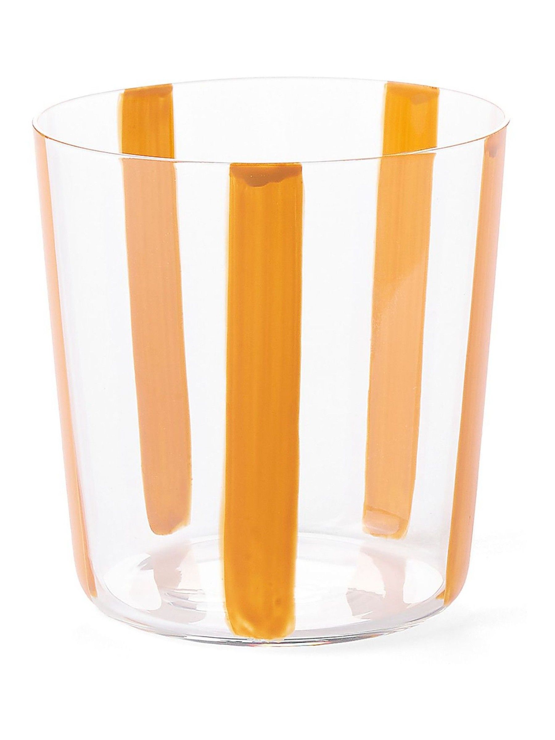 The Conran Shop Set of 4 Orange Nova Stripe Tumblers 360ml - Image 6 of 6