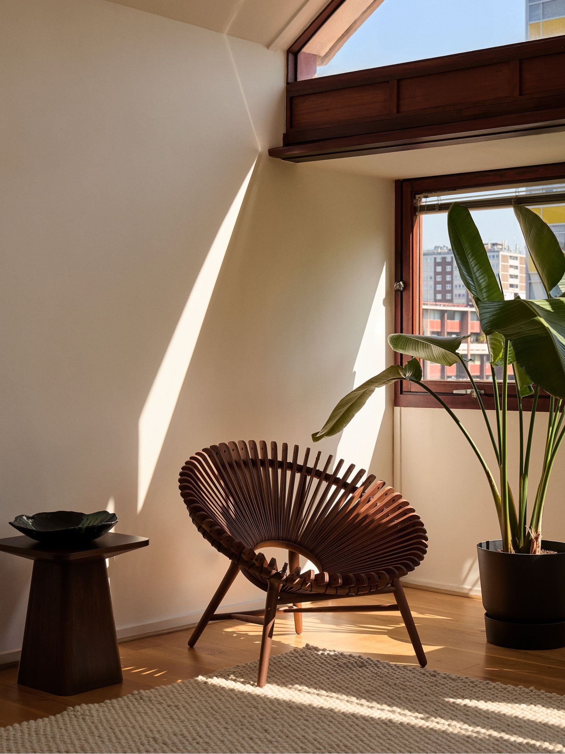 The Conran Shop Walnut Iris Lounge Chair - Image 1 of 12