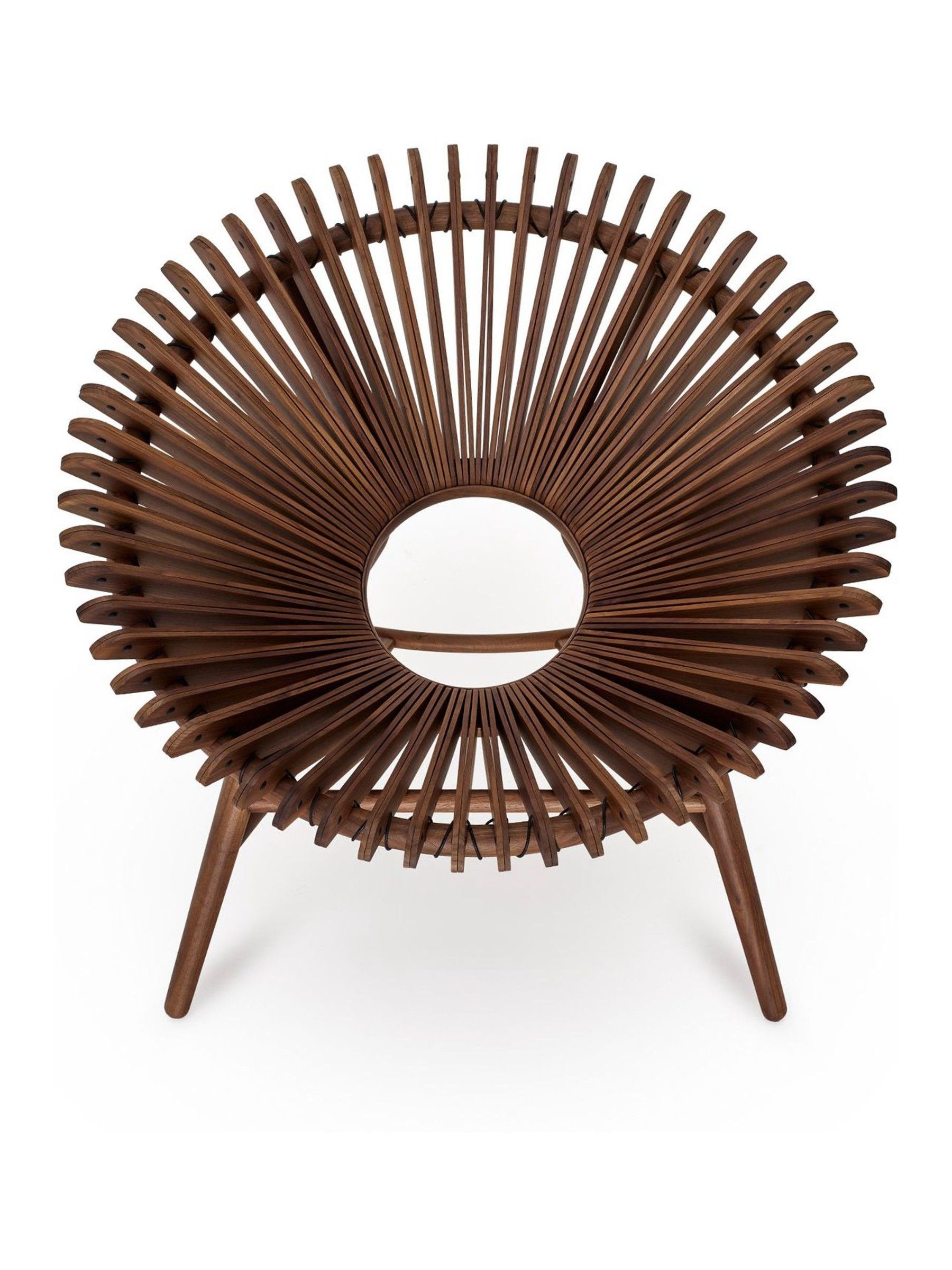 The Conran Shop Walnut Iris Lounge Chair - Image 11 of 12