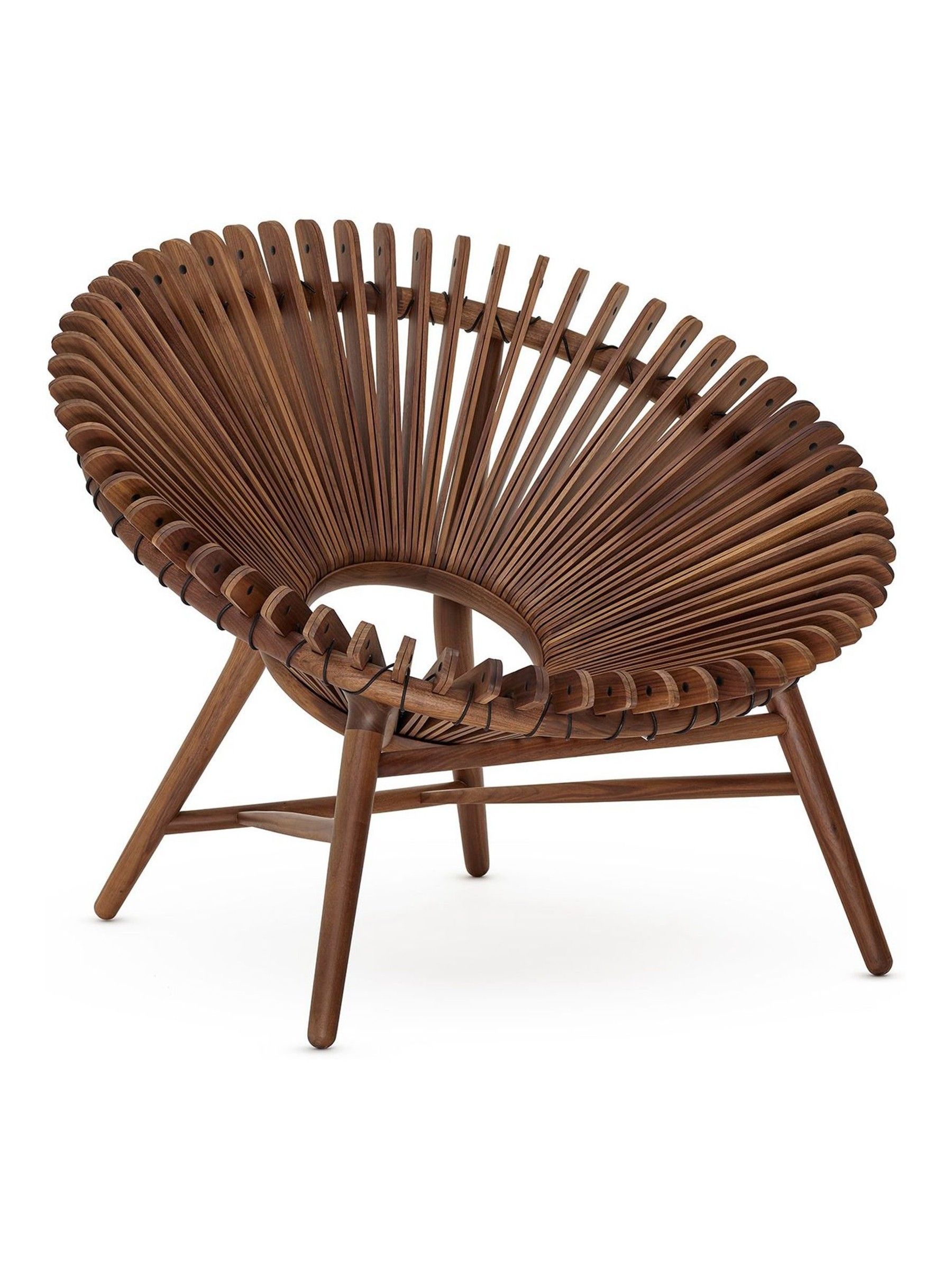 The Conran Shop Walnut Iris Lounge Chair - Image 12 of 12