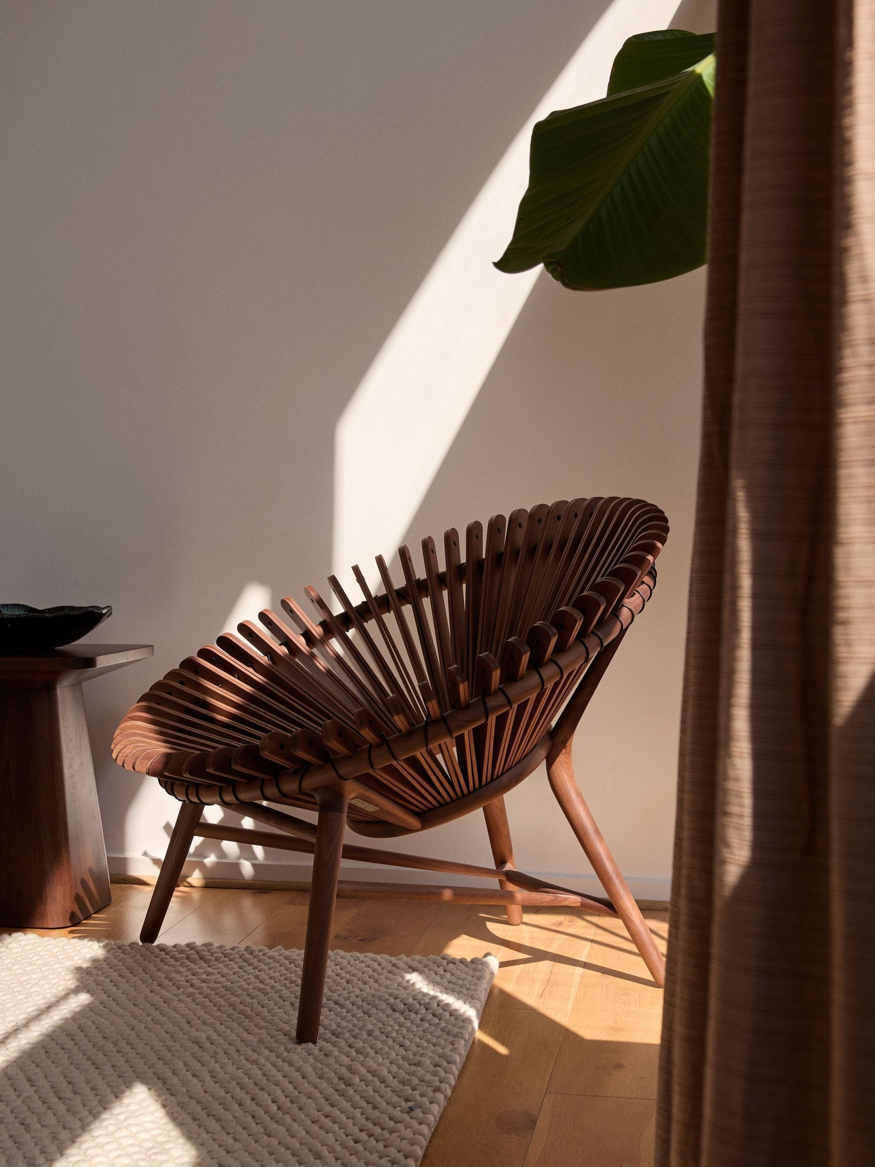 The Conran Shop Walnut Iris Lounge Chair | Made