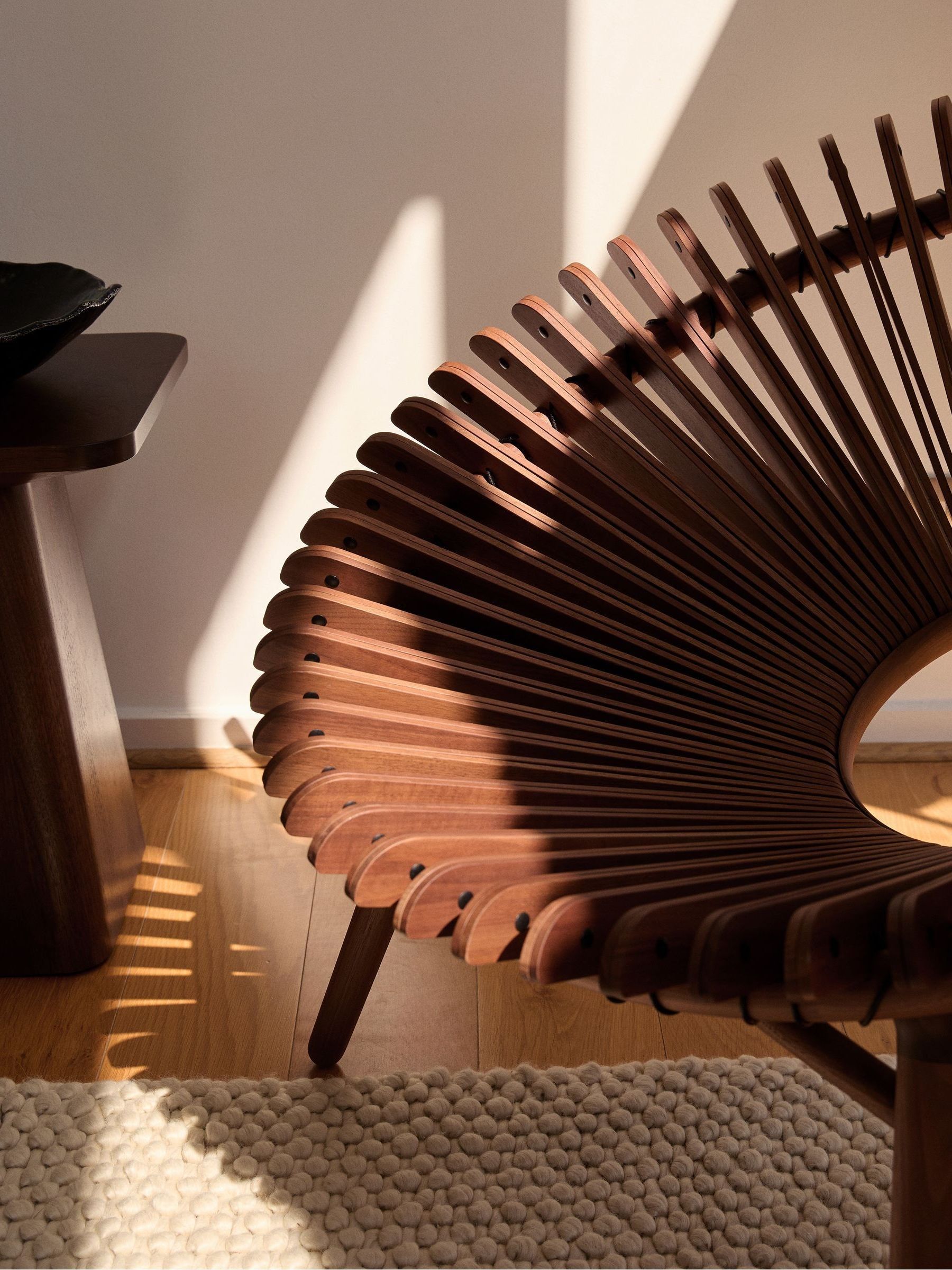 The Conran Shop Walnut Iris Lounge Chair - Image 4 of 12