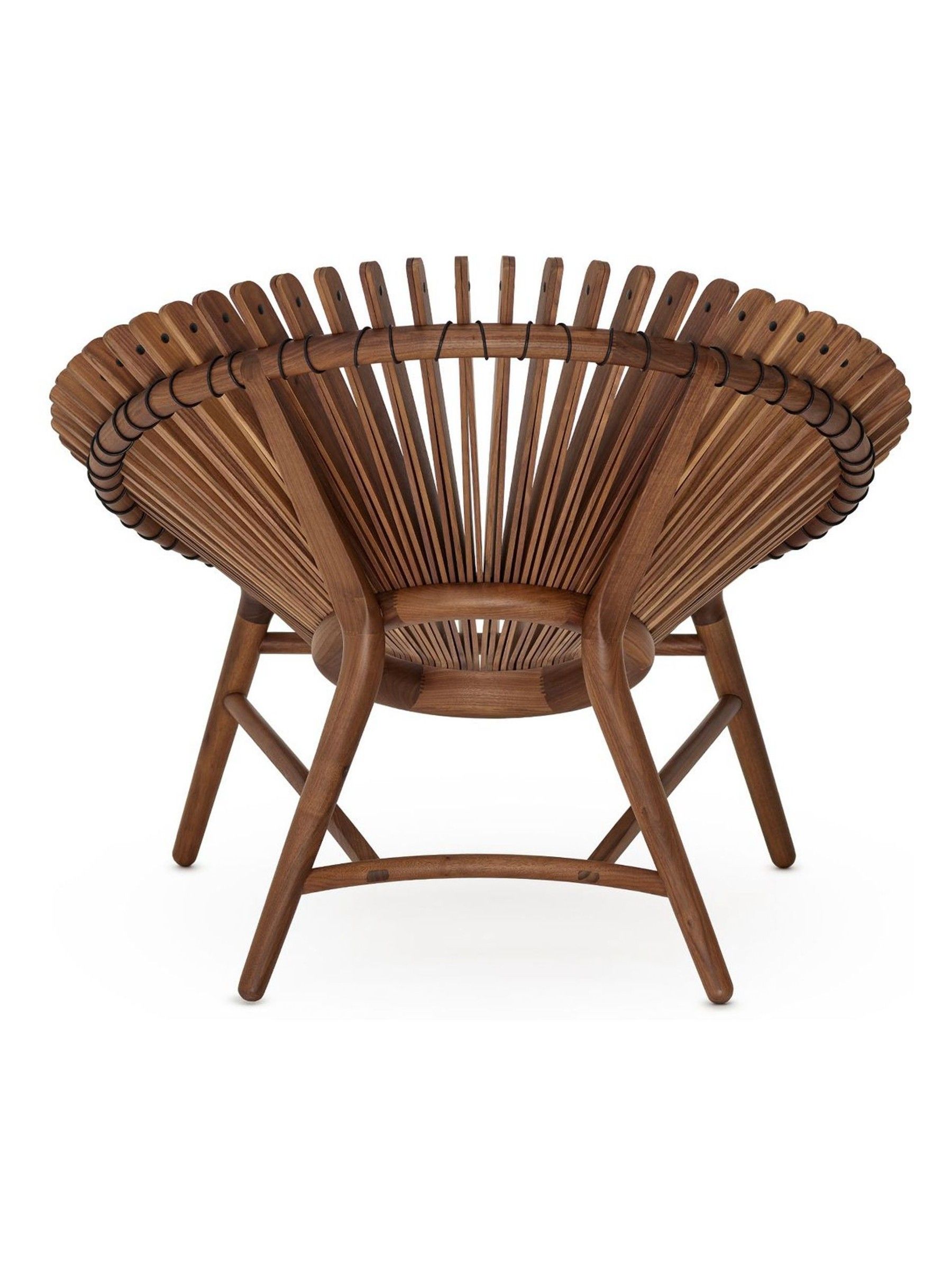 The Conran Shop Walnut Iris Lounge Chair - Image 8 of 12