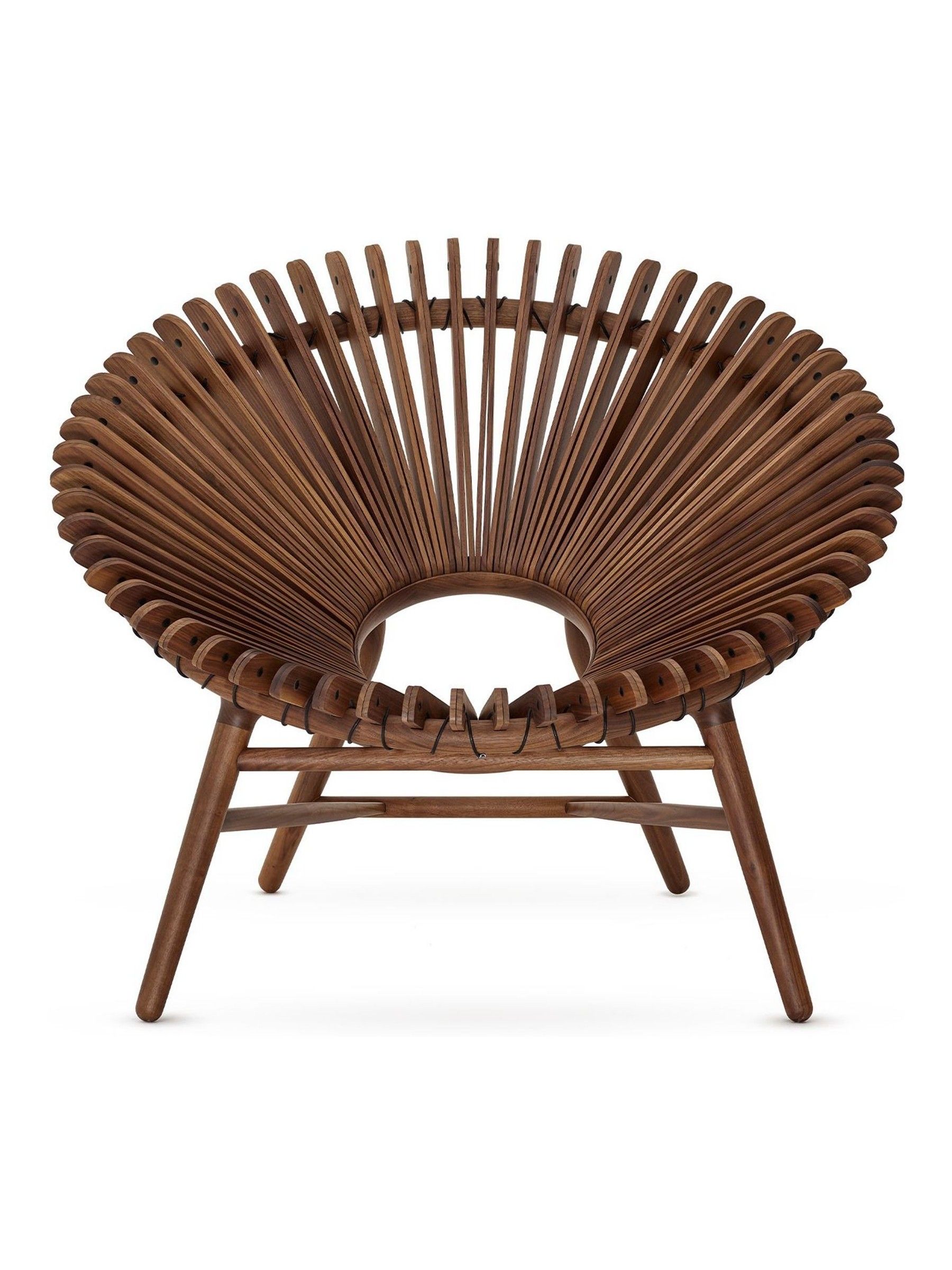 The Conran Shop Walnut Iris Lounge Chair - Image 9 of 12