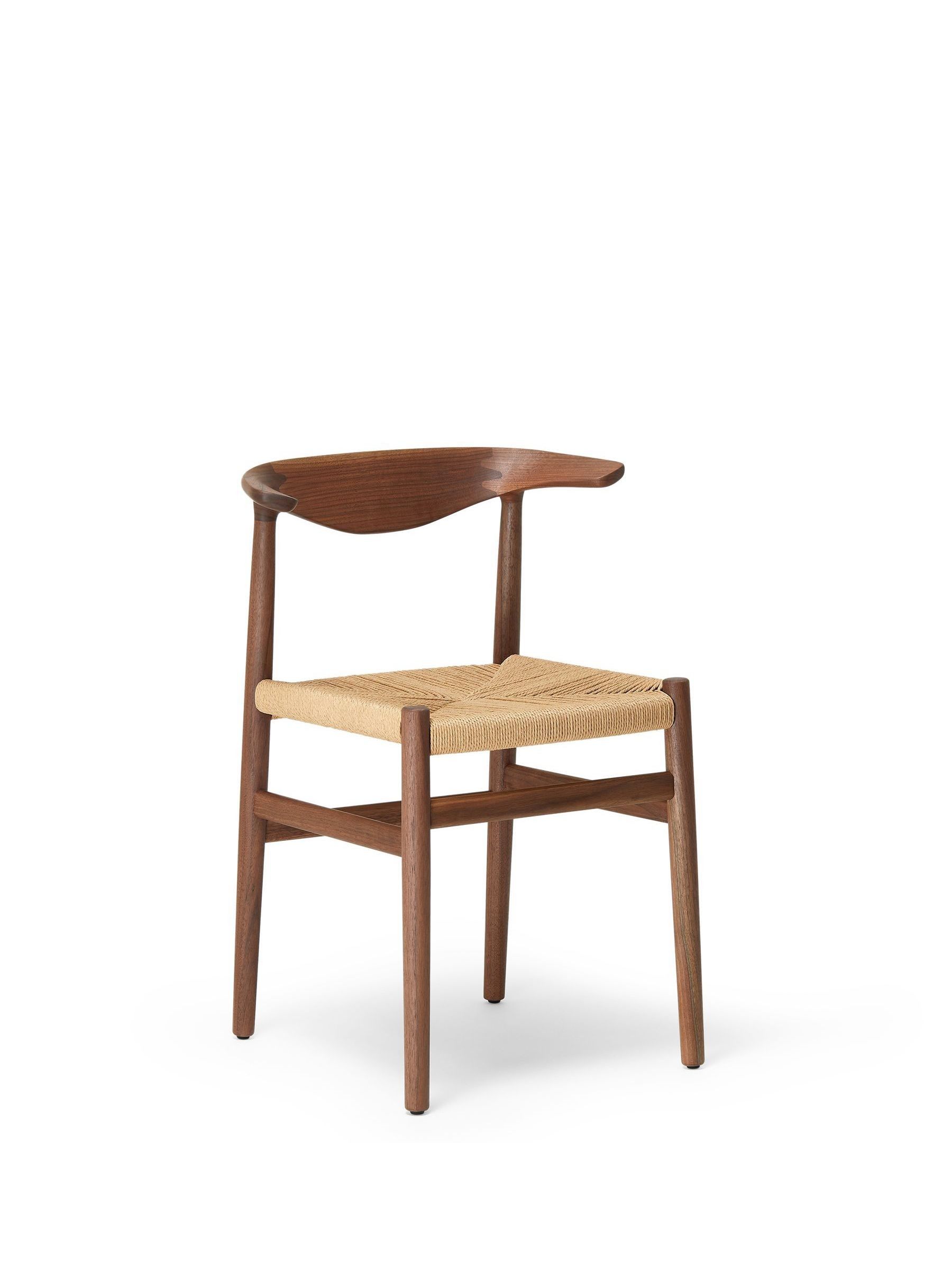 The Conran Shop Walnut Papercord Delta Dining Chair - Image 3 of 3