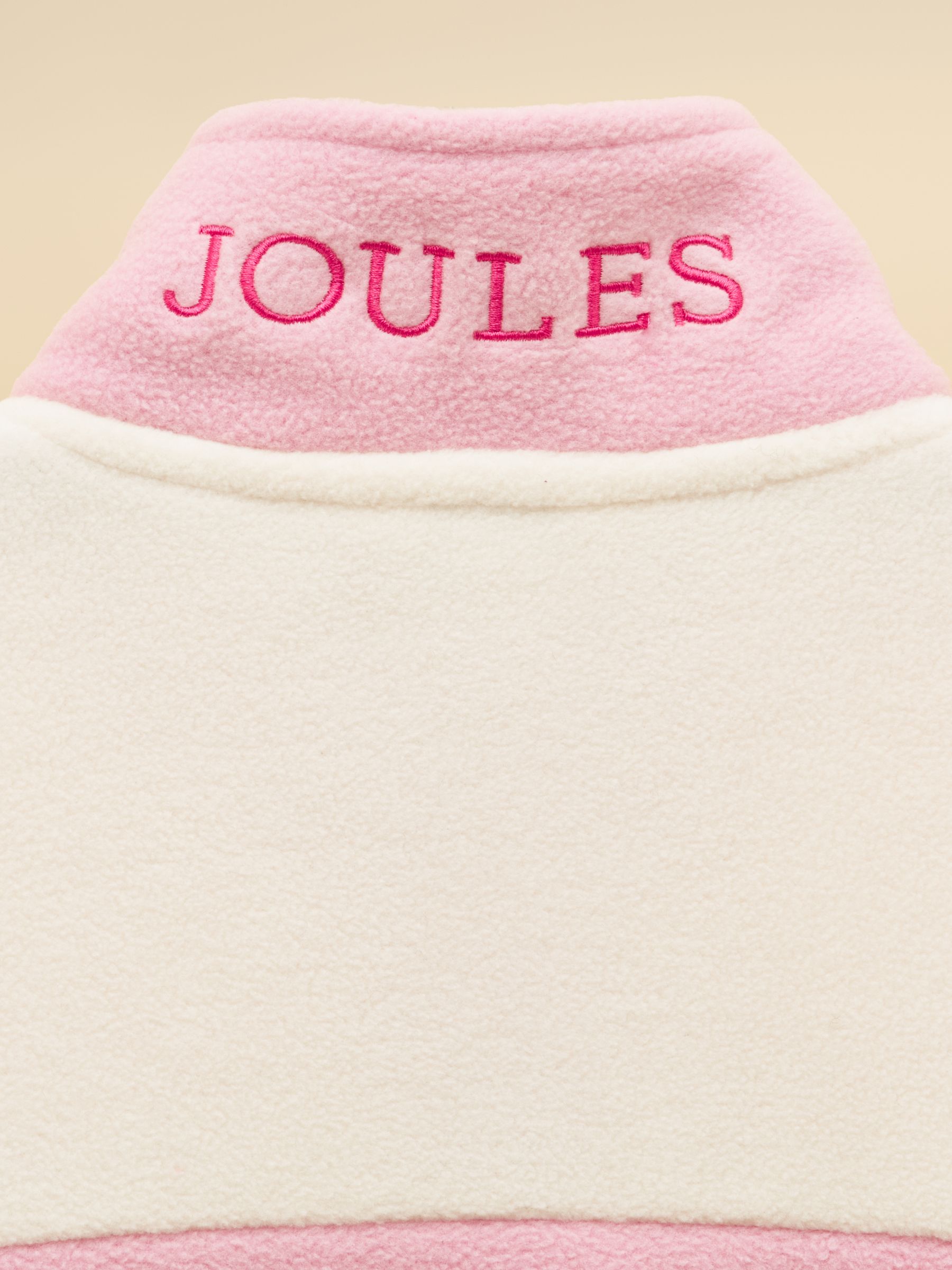 Girls' Summit Pink & Cream Zip Through Polar Fleece - Image 6 of 6 Girls' Summit Pink & Cream Zip Through Polar Fleece - Image 6 of 6