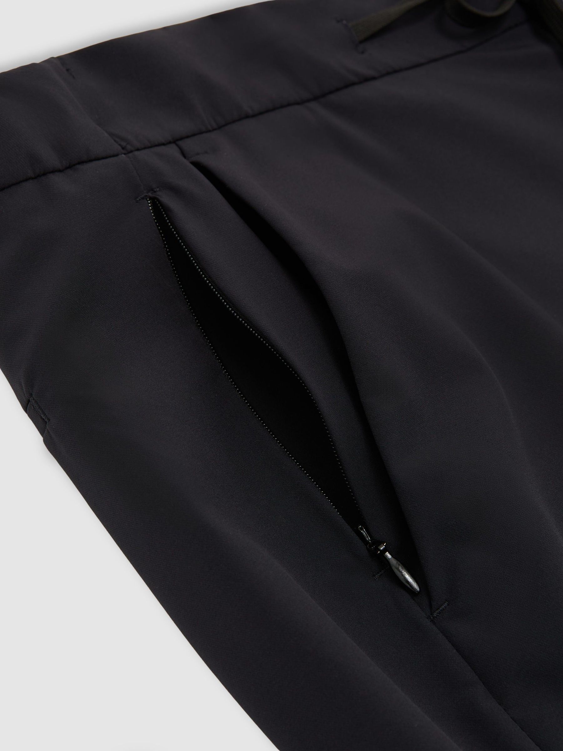 R-Flex Technical Stretch Drawstring Trousers Tailored-Fit in Navy - Image 7 of 8