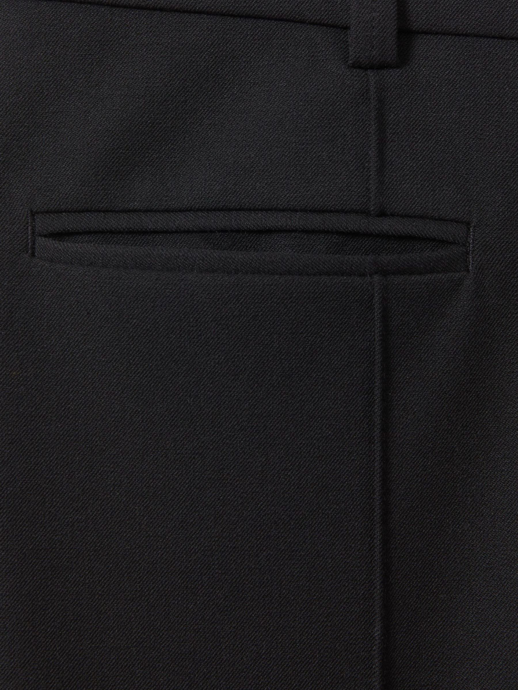 Tall High Rise Flared Trousers in Black - Image 6 of 7