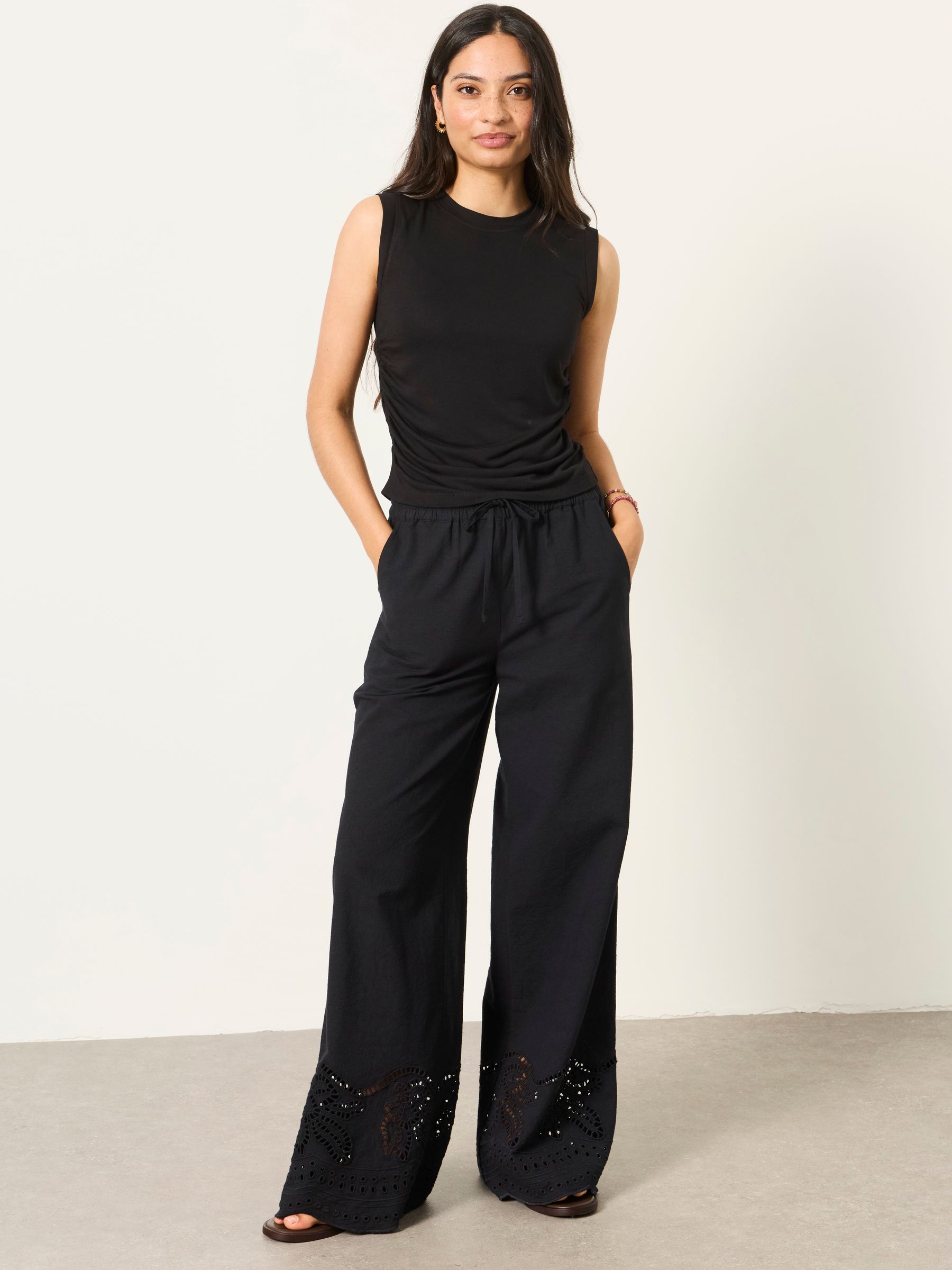 Ruby Black Ruched Top - Image 4 of 7