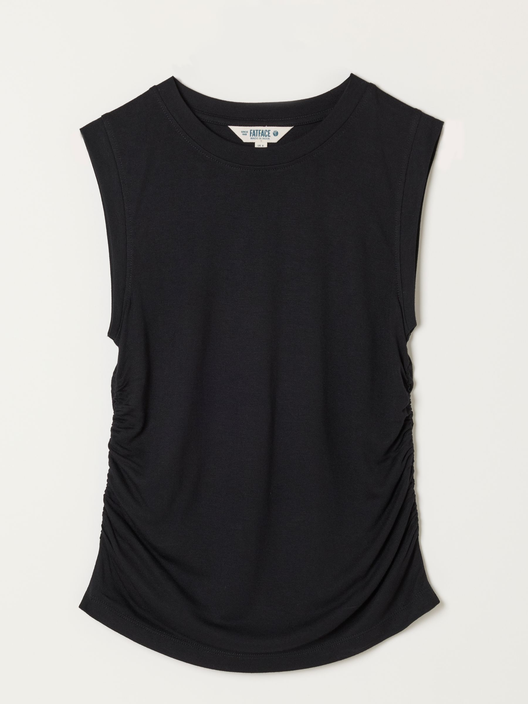 Ruby Black Ruched Top - Image 7 of 7