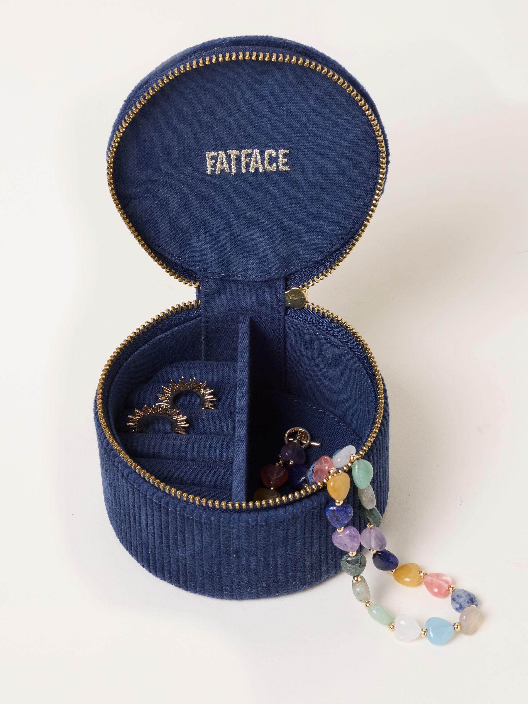 Navy Hedgehog Beaded Jewellery Box - Image 2 of 3 Navy Hedgehog Beaded Jewellery Box - Image 2 of 3