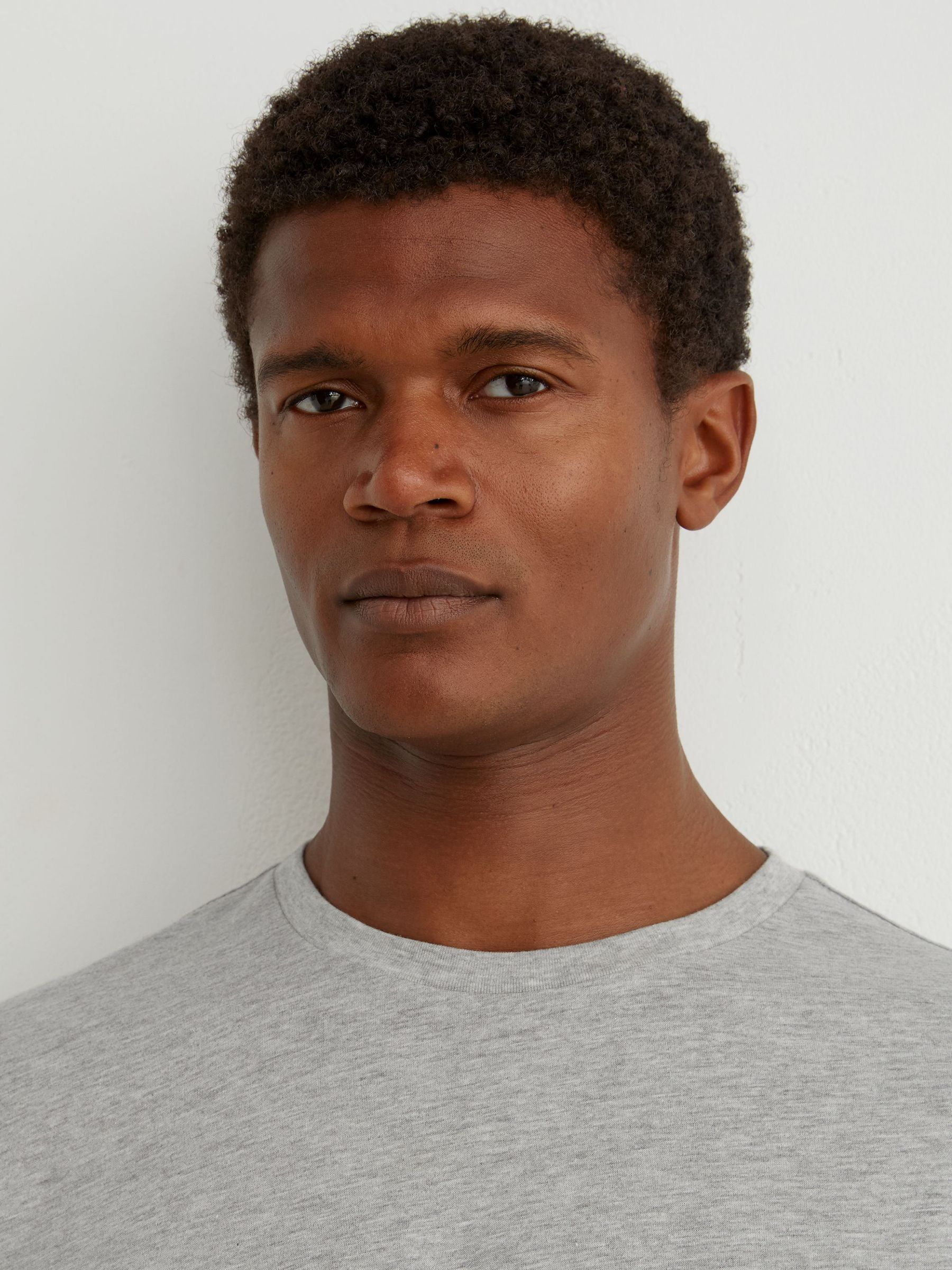 T-Shirts 3 Pack in Grey Melange - Image 3 of 8