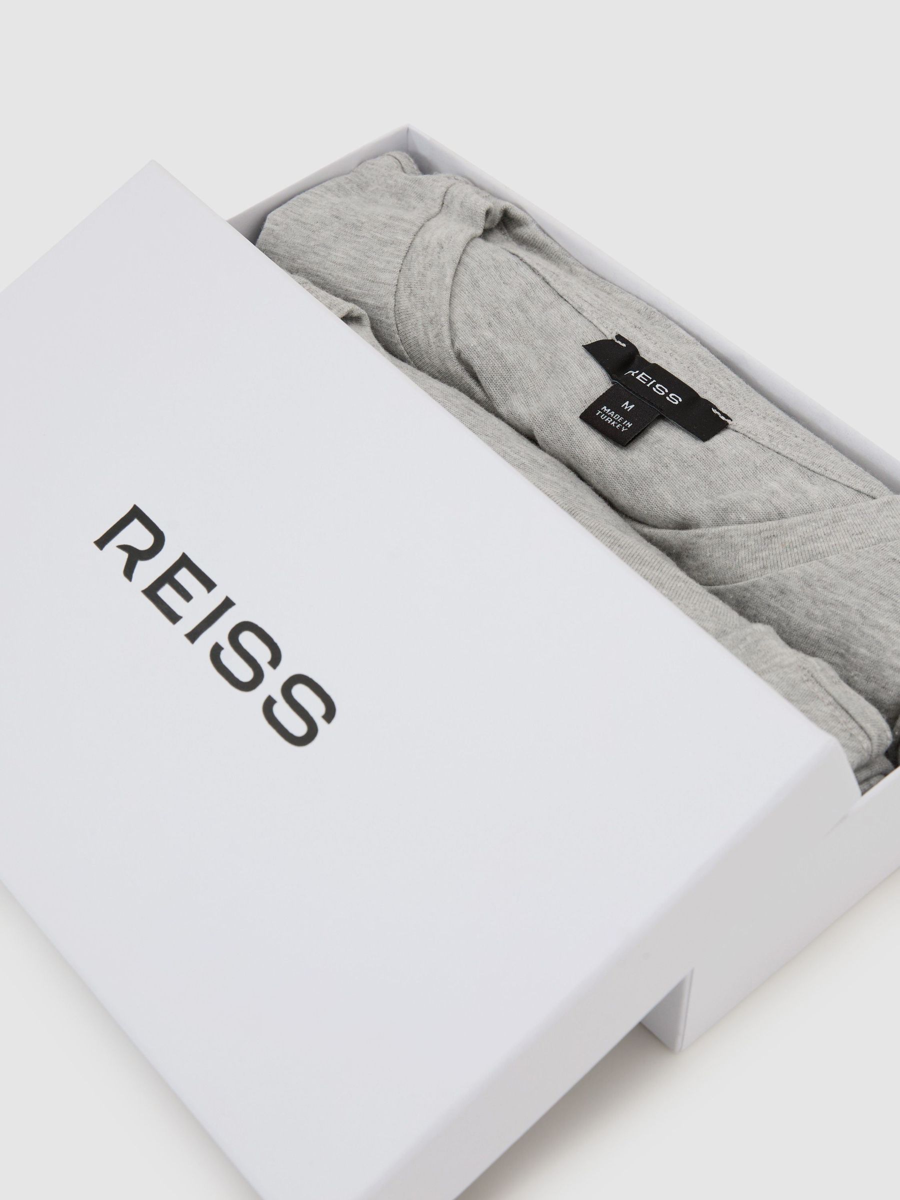 T-Shirts 3 Pack in Grey Melange - Image 7 of 8
