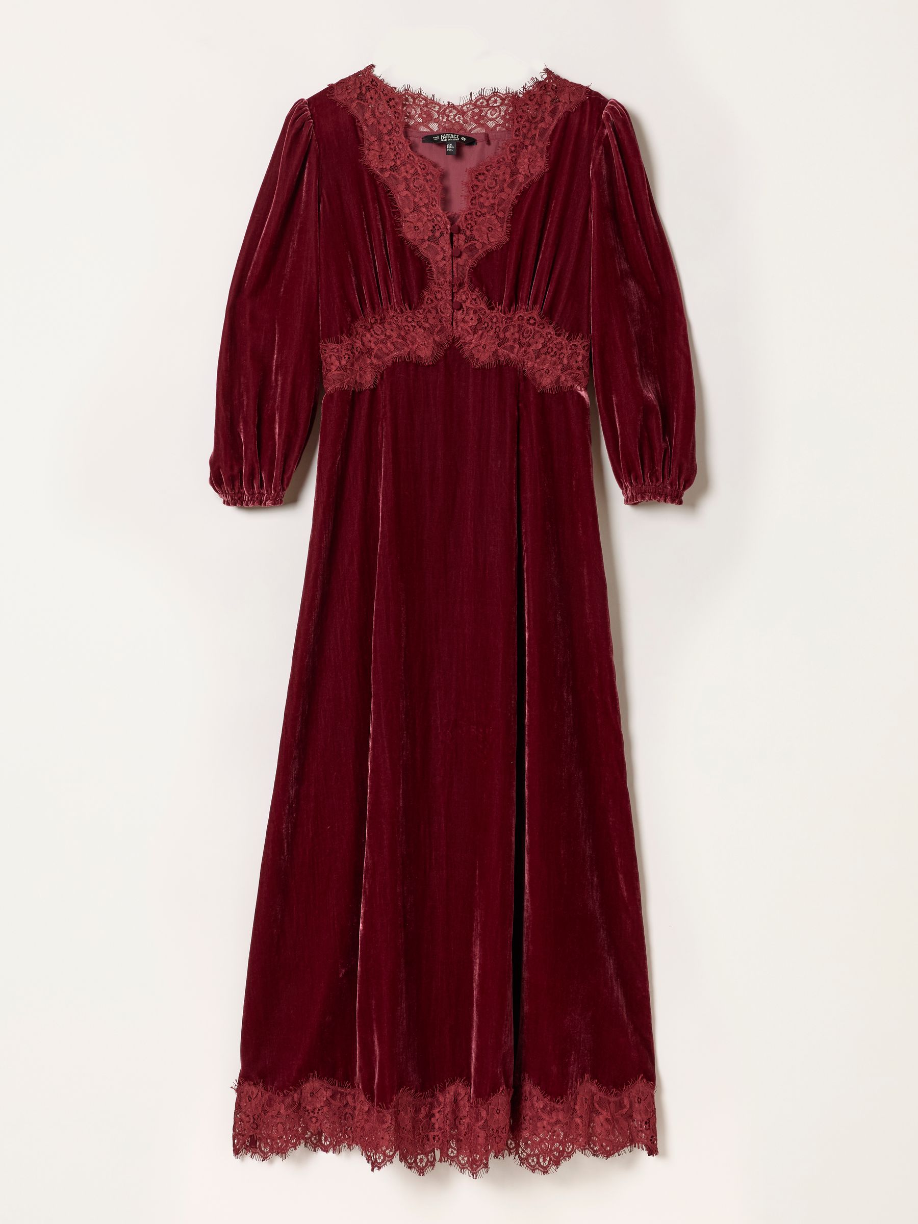 Libby Rose Pink Velvet Midi Dress - Image 5 of 6