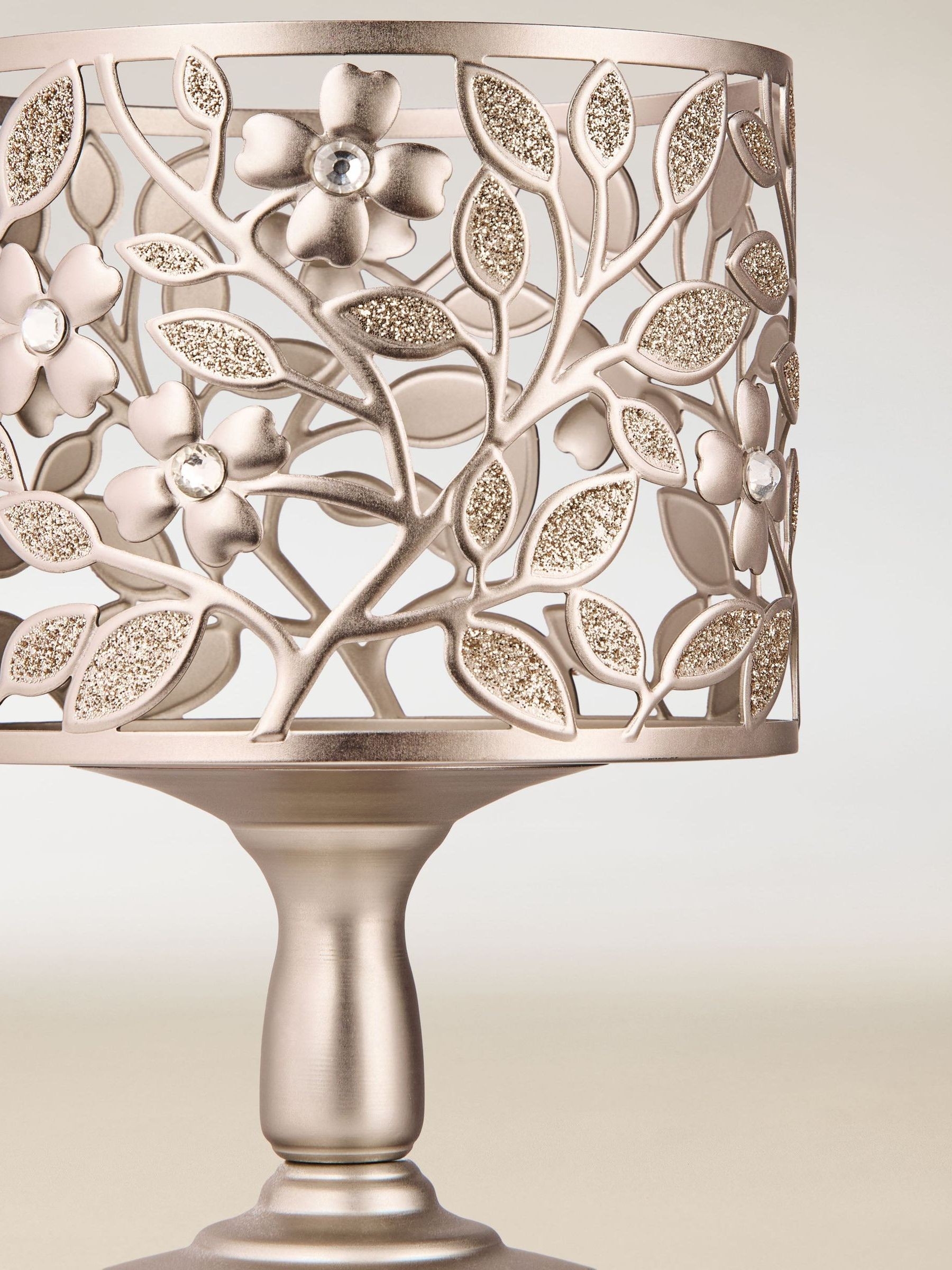 Dogwood Pedestal 3-Wick Candle Holder - Image 2 of 2