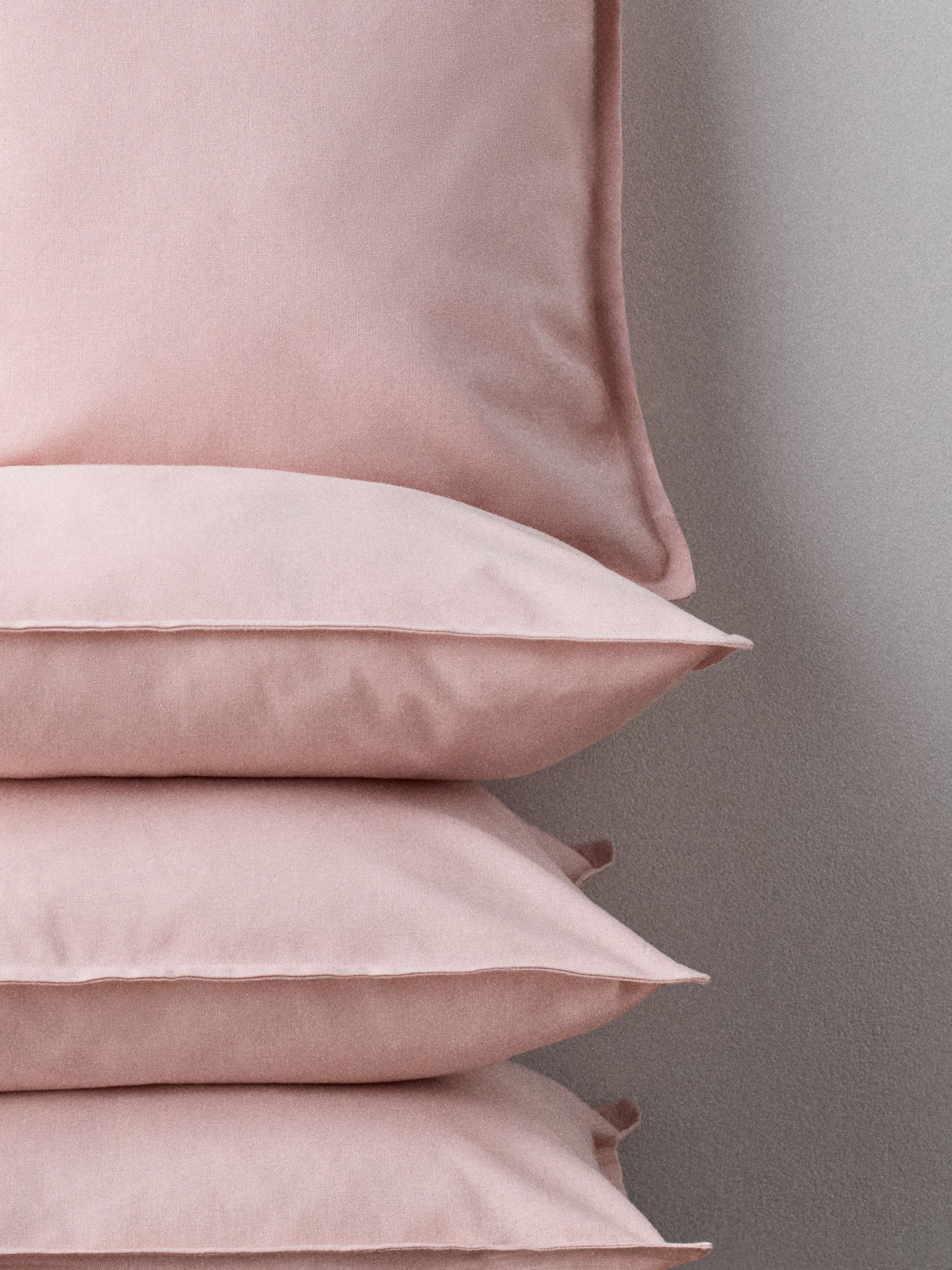 The Set 4 Pack Pink Cotton Linen Cushion Covers - Image 1 of 2