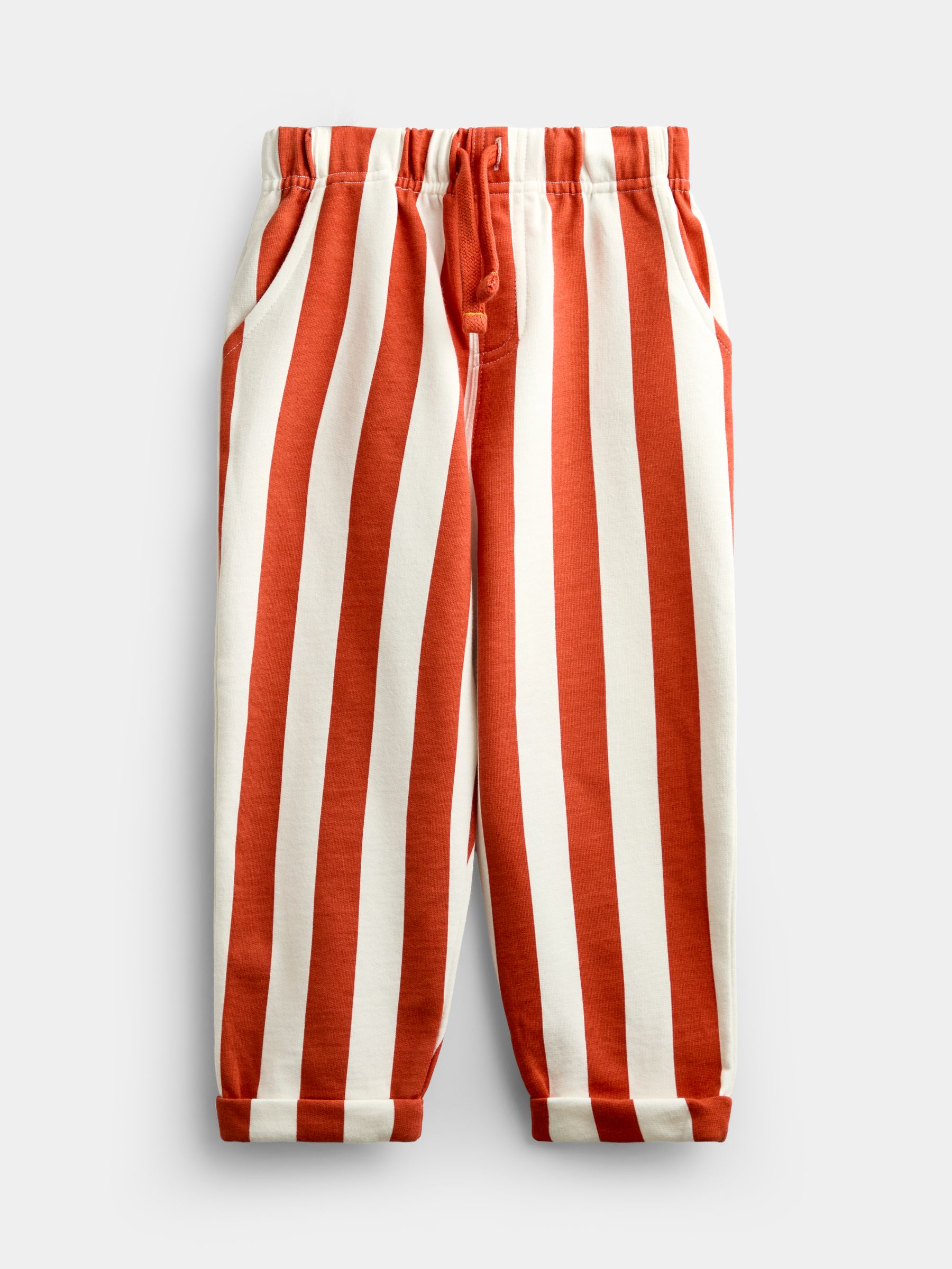 Rust Orange Dog Appliqué Sweatshirt & Stripe Jogger Set - Image 6 of 8