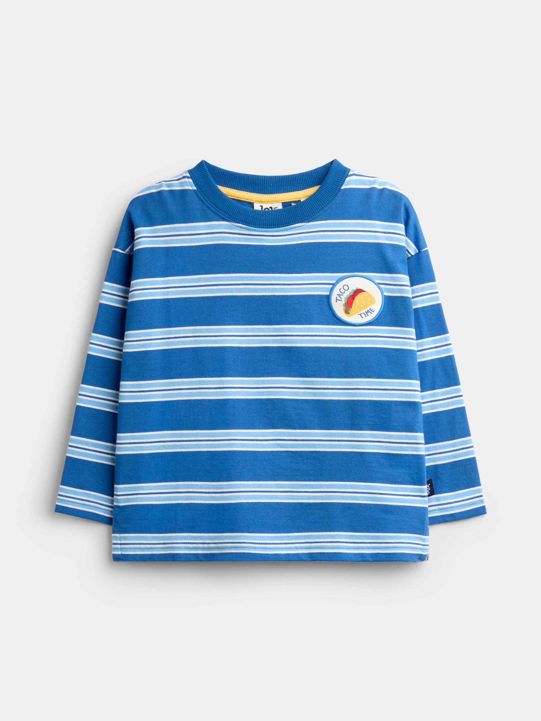 Blue Taco Badge Striped Top - Image 1 of 4