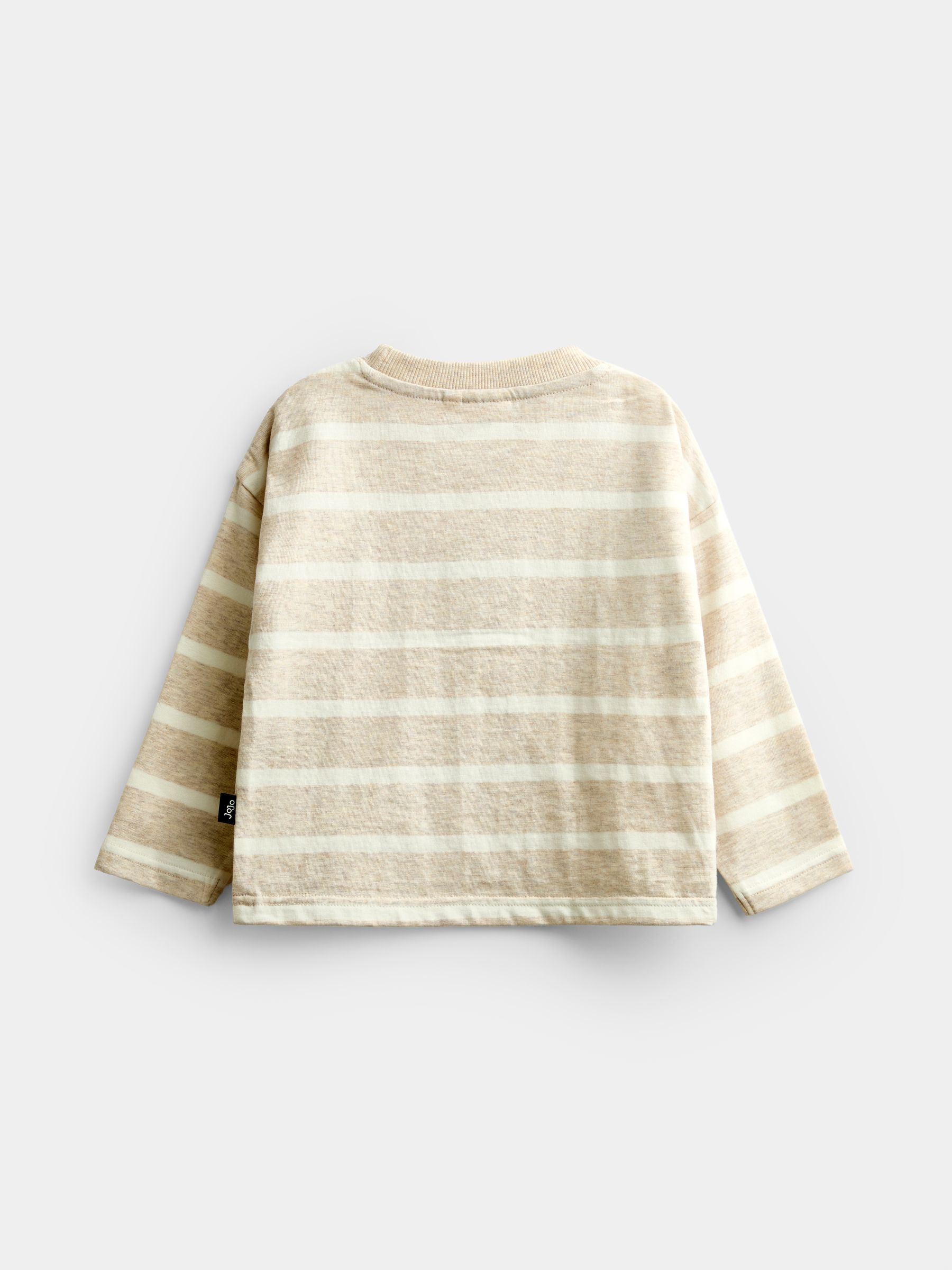 Oatmeal Marl Wild One Highland Cow Embroidered Top - Image 2 of 4