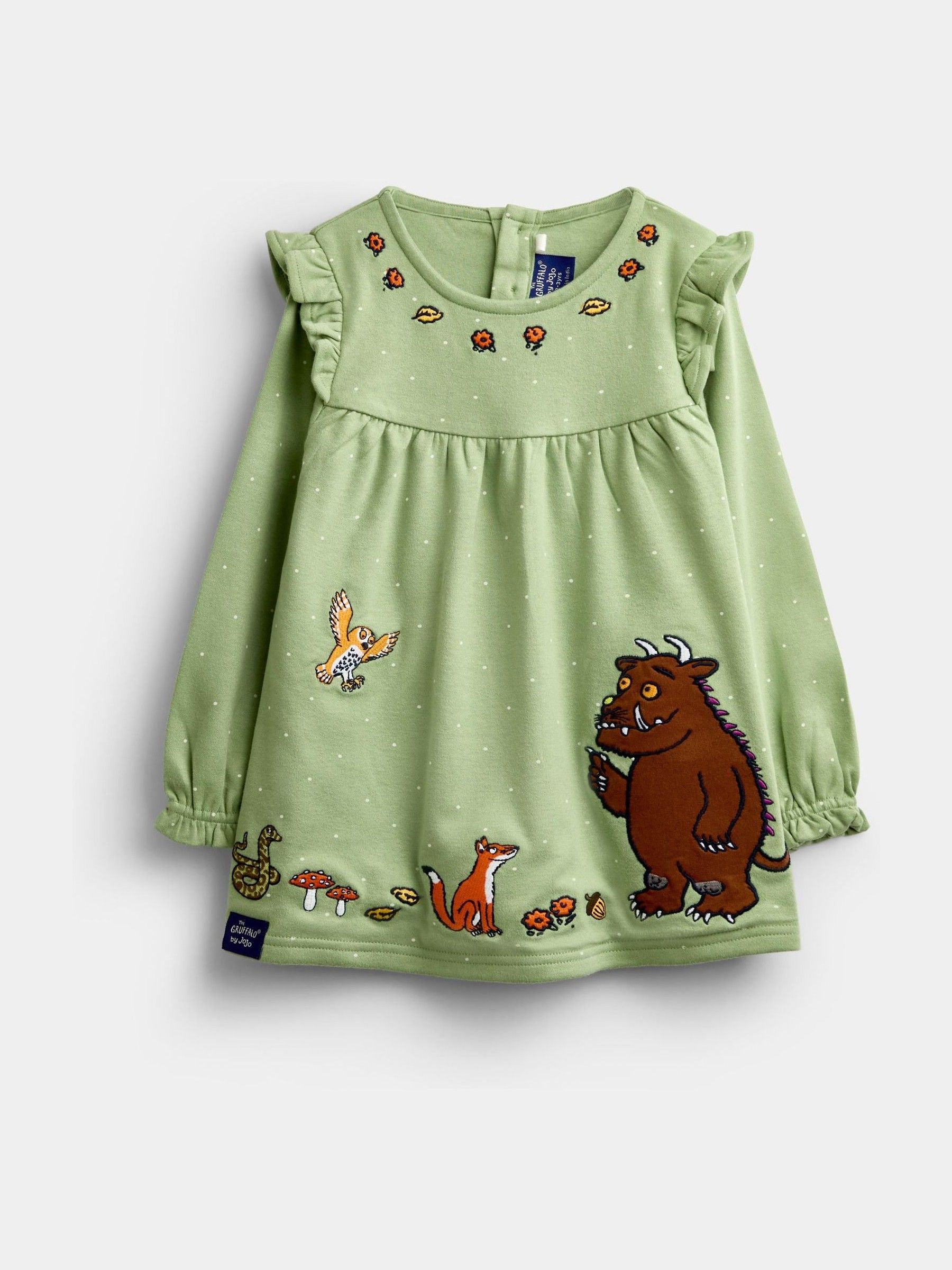 Khaki Green The Gruffalo Appliqué Tunic & Leggings Set - Image 2 of 6