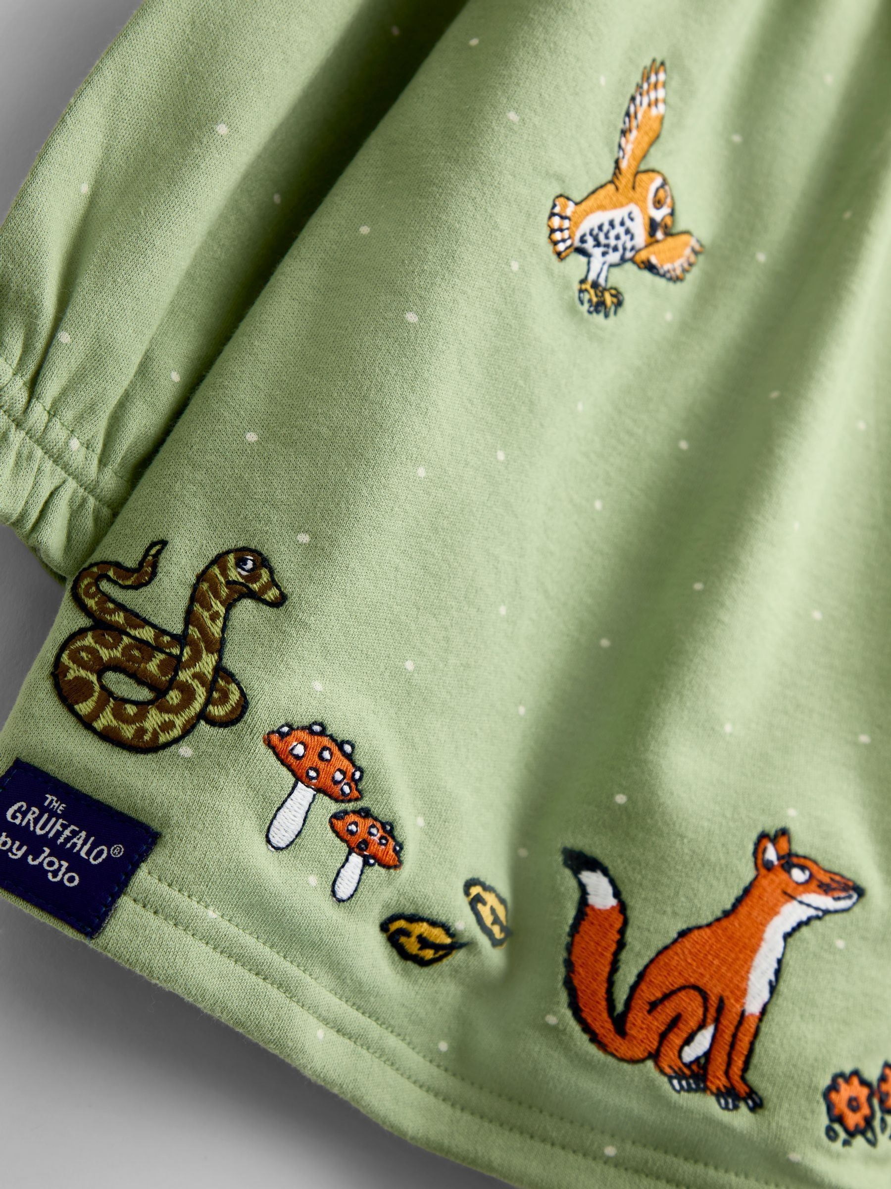 Khaki Green The Gruffalo Appliqué Tunic & Leggings Set - Image 6 of 6