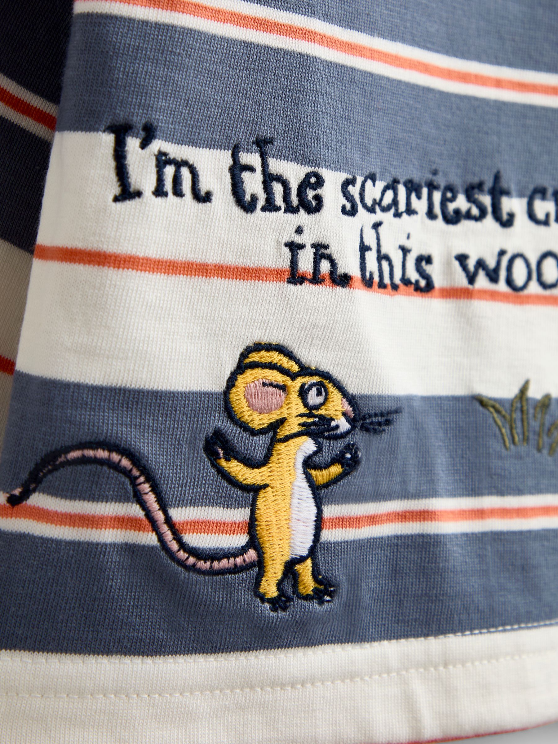Natural The Gruffalo Striped Top - Image 4 of 4 Natural The Gruffalo Striped Top - Image 4 of 4