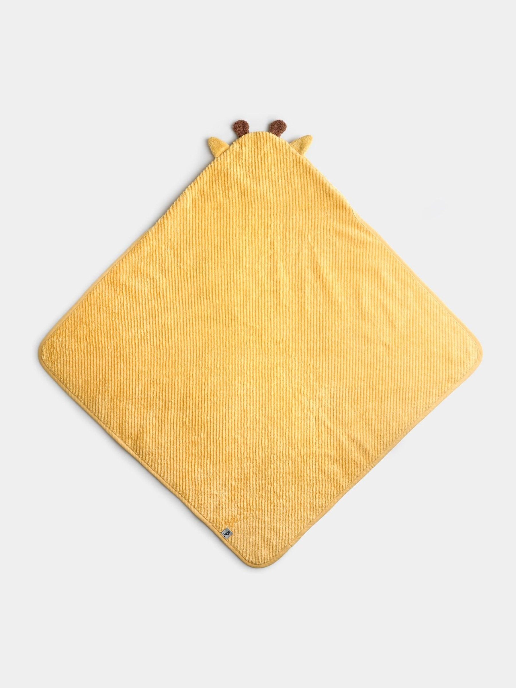 Yellow Giraffe Hooded Towel - Image 3 of 4