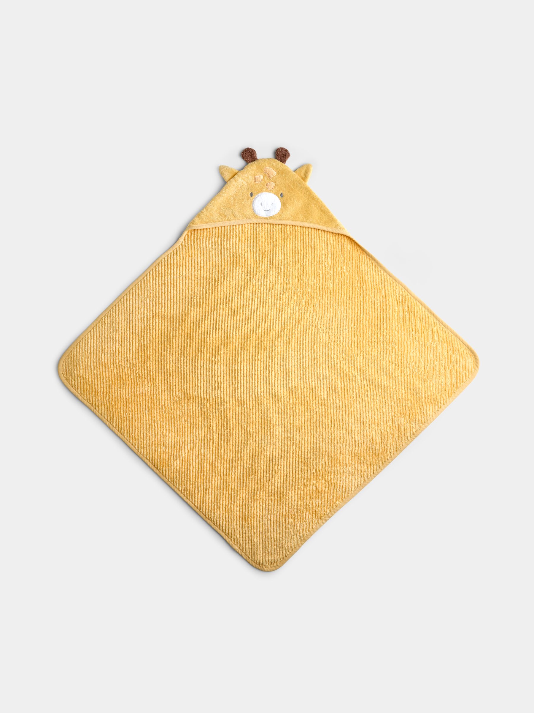Yellow Giraffe Hooded Towel - Image 6 of 7