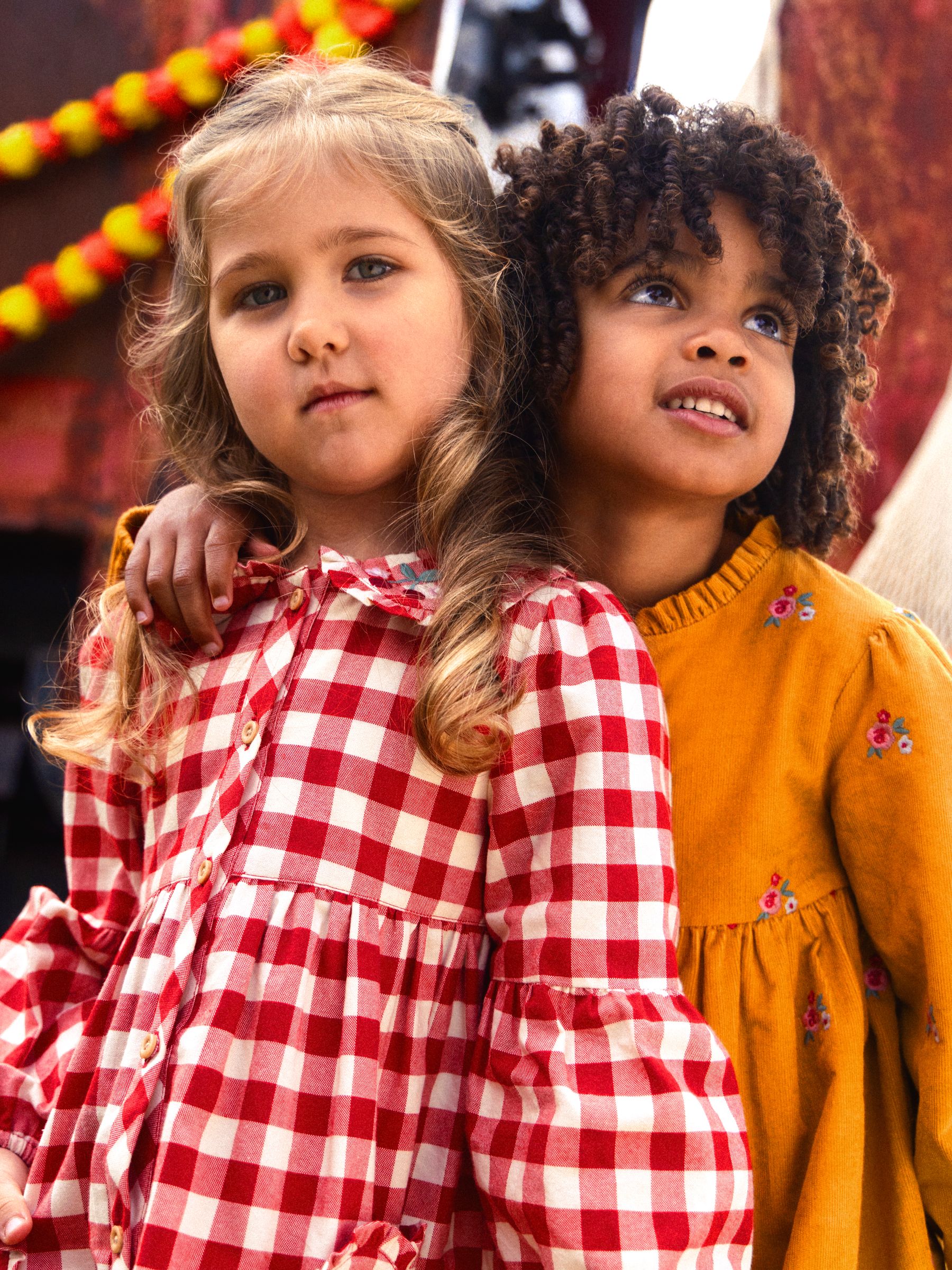 Red Gingham Heart Pocket Dress - Image 1 of 5 Red Gingham Heart Pocket Dress - Image 1 of 5