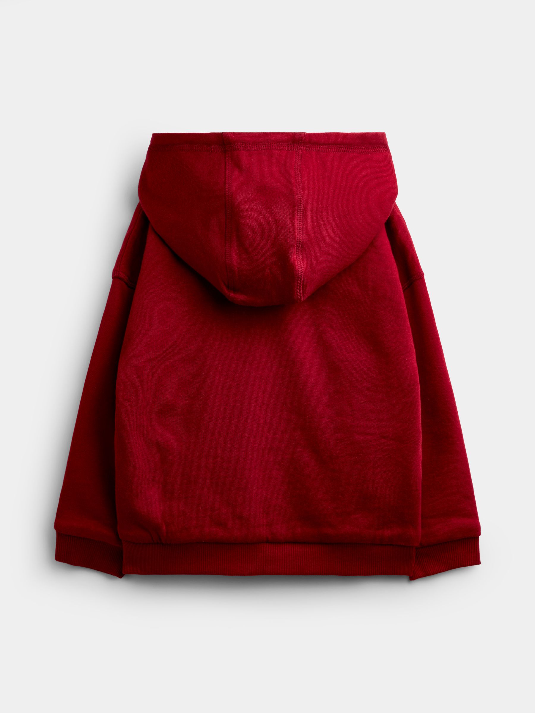 Burgundy Red Woodland Reversible Hoodie - Image 3 of 8