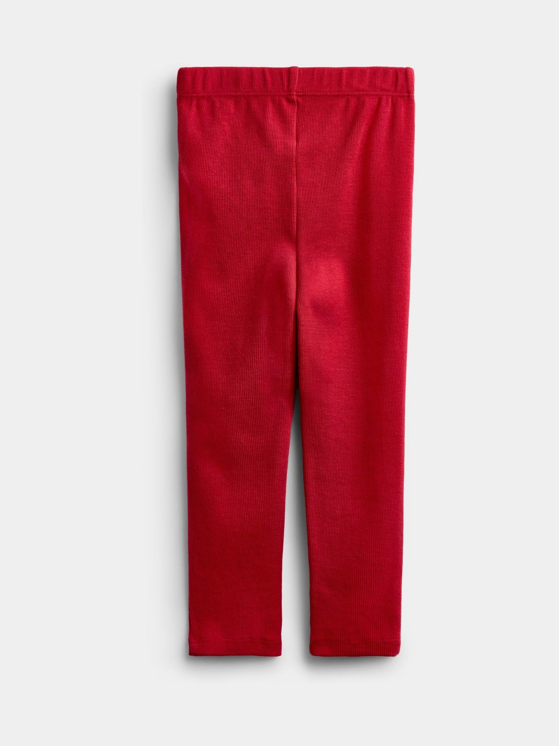Burgundy Red Floral Frill Top & Rib Legging Set - Image 5 of 7