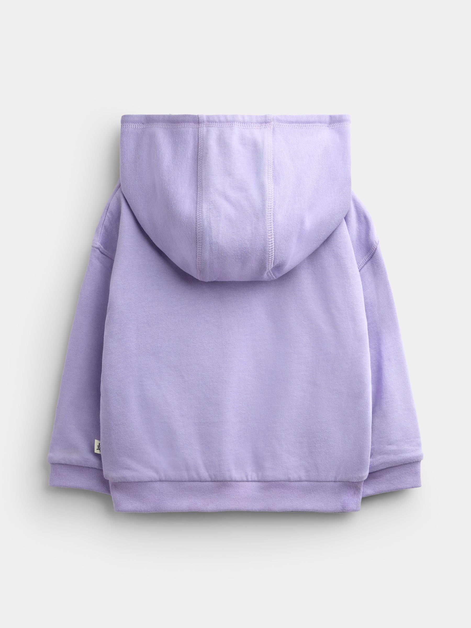 Lilac Purple Dino Appliqué Reversible Hoodie - Image 3 of 8