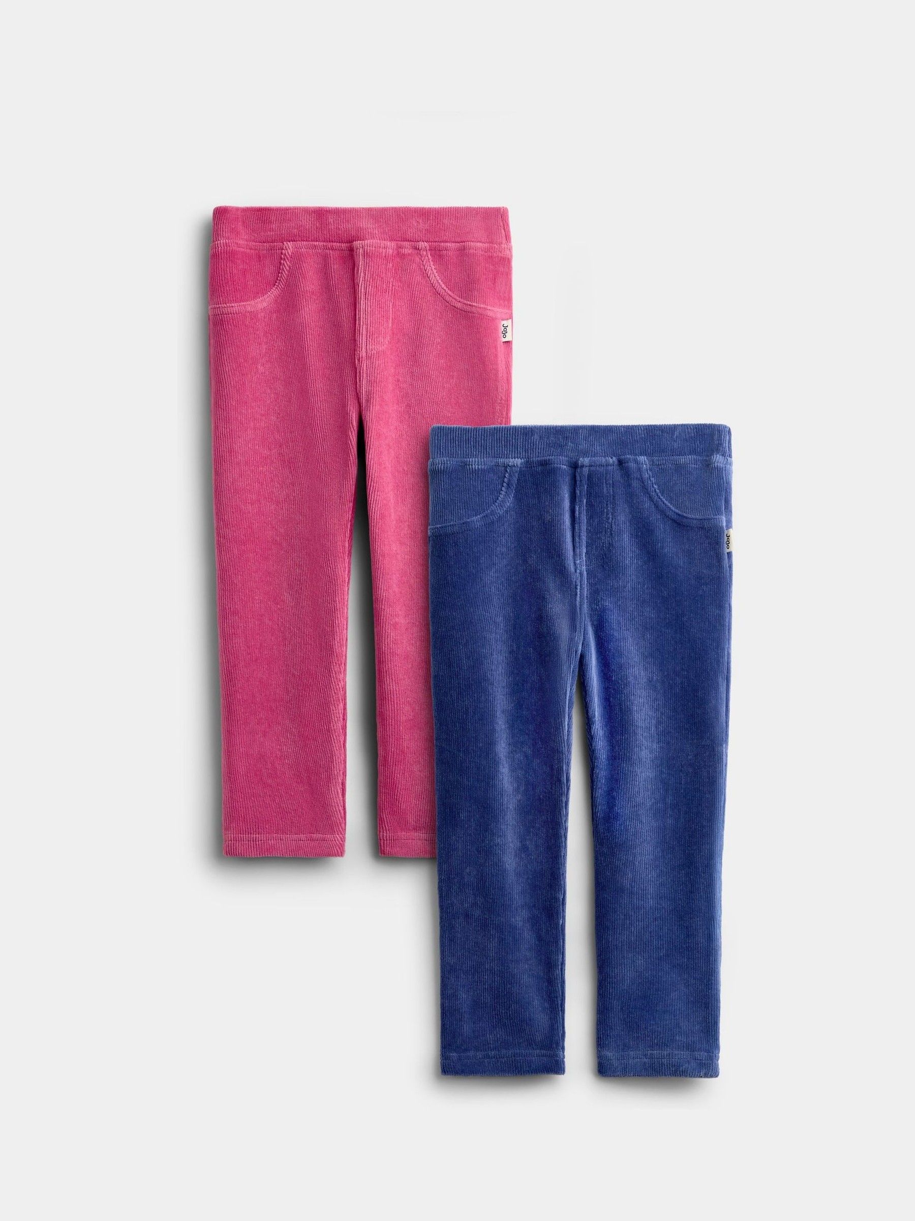 Rose Pink 2-Pack Jersey Cord Leggings - Image 1 of 7