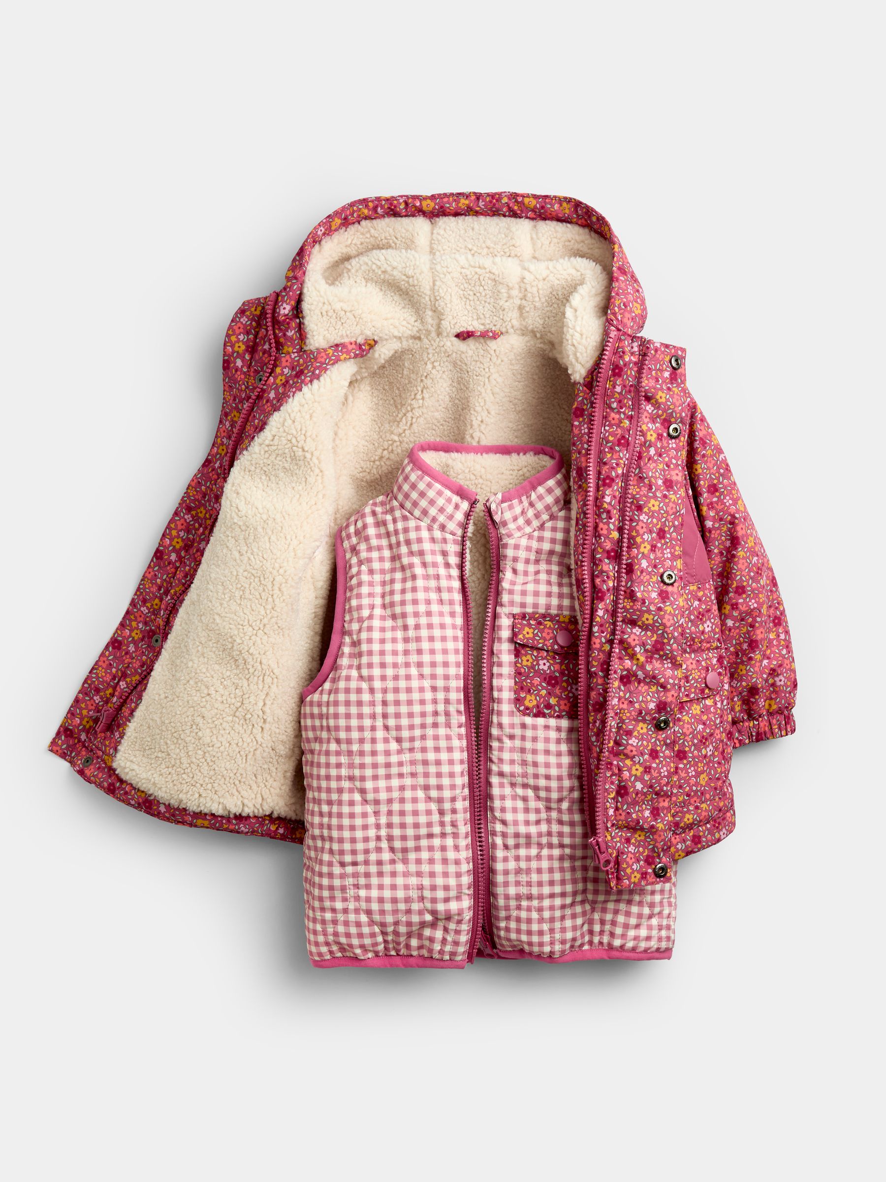 Pink Ditsy 4-In-1 Jacket - Image 2 of 10