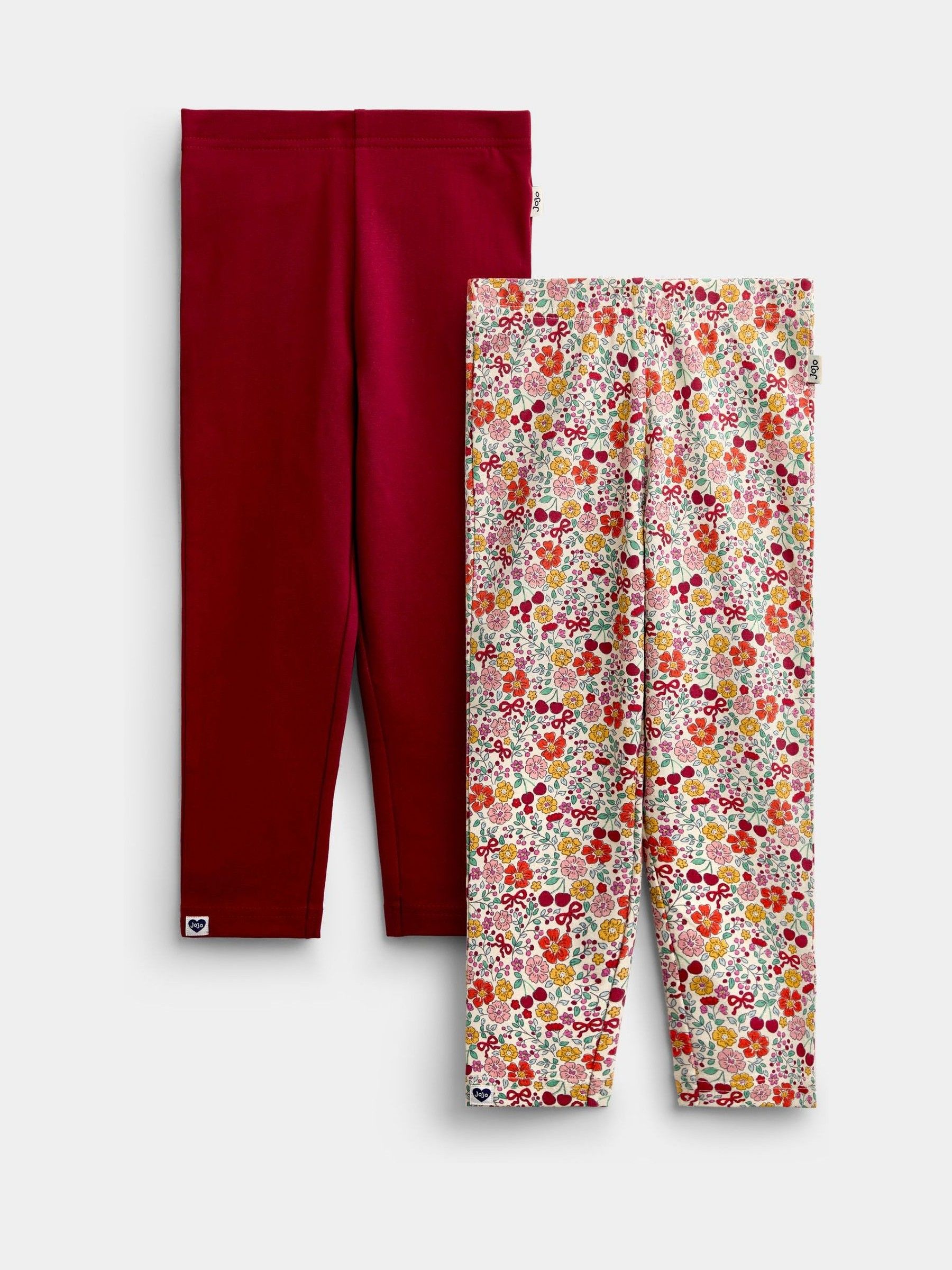 Rust Orange Ditsy Floral 2-Pack Leggings - Image 1 of 7