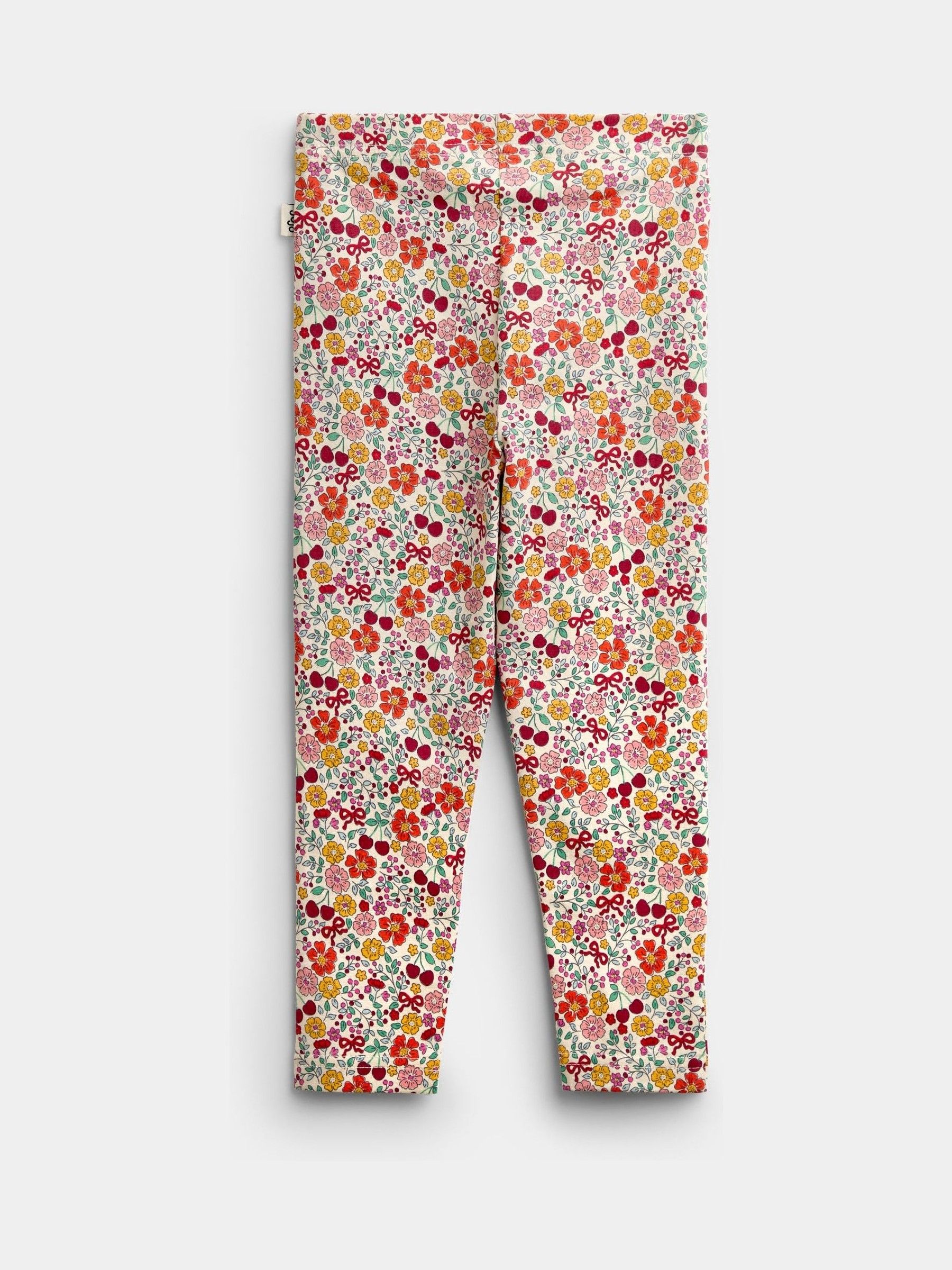 Rust Orange Ditsy Floral 2-Pack Leggings - Image 5 of 7