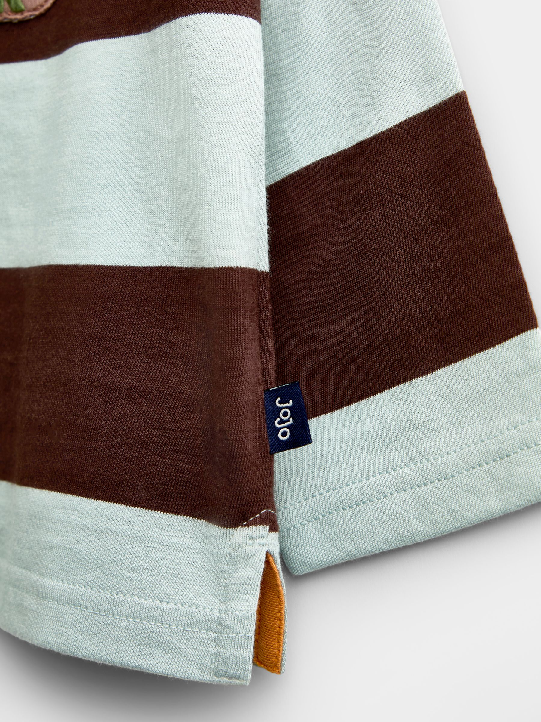 Blue & Brown Panda Appliqué Top - Image 3 of 4