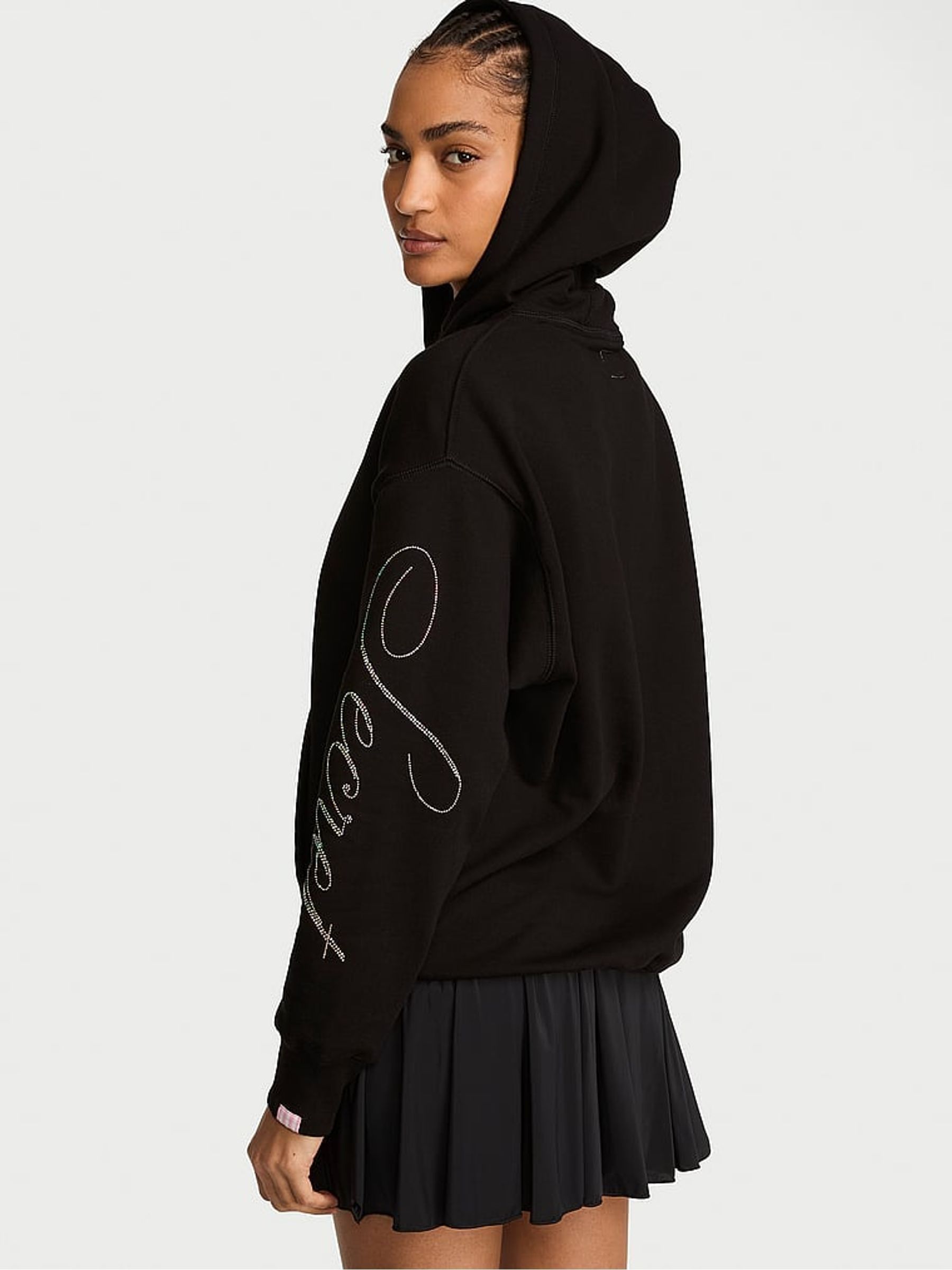 Black Fleece Hoodie - Image 2 of 2 Black Fleece Hoodie - Image 2 of 2
