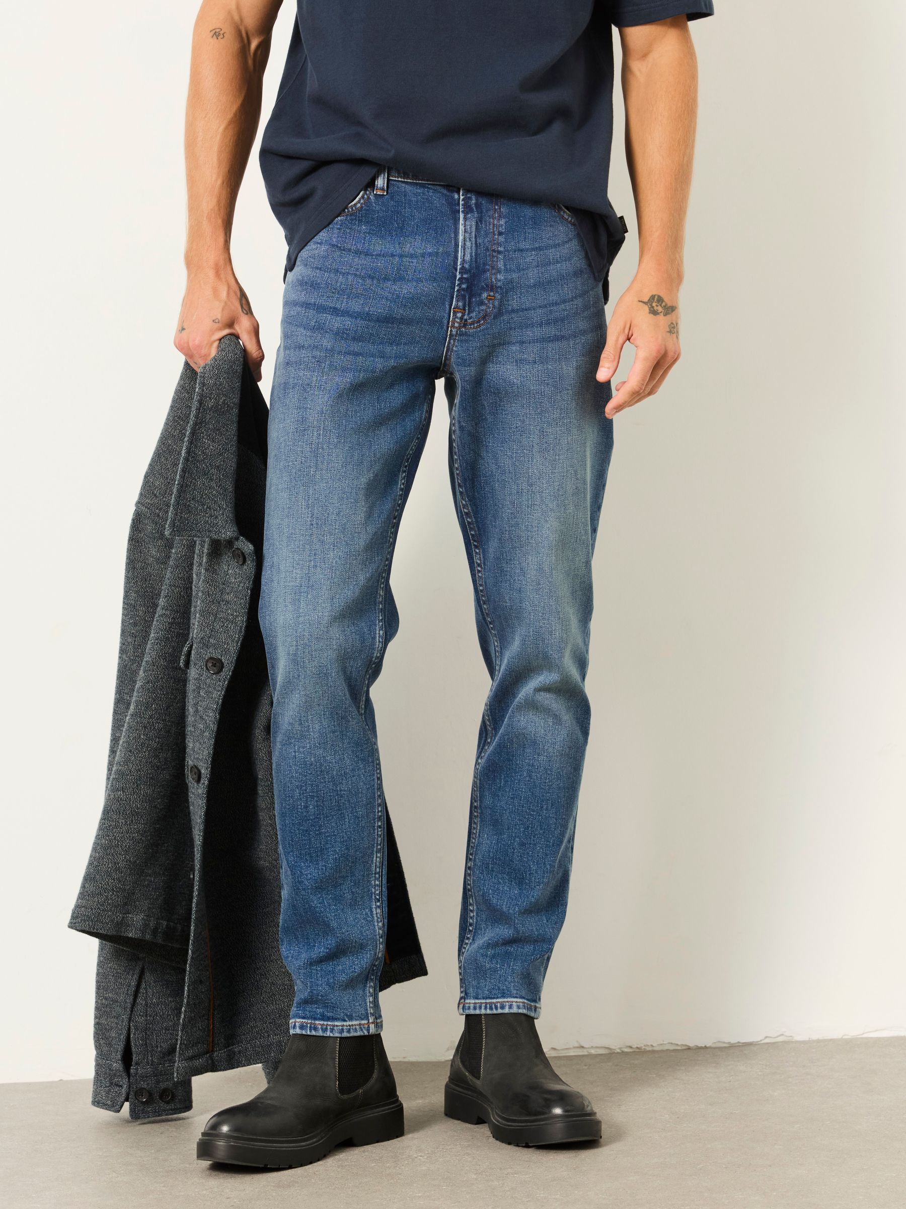 Indigo Blue Skinny Fit Jeans - Image 1 of 5 Indigo Blue Skinny Fit Jeans - Image 1 of 5