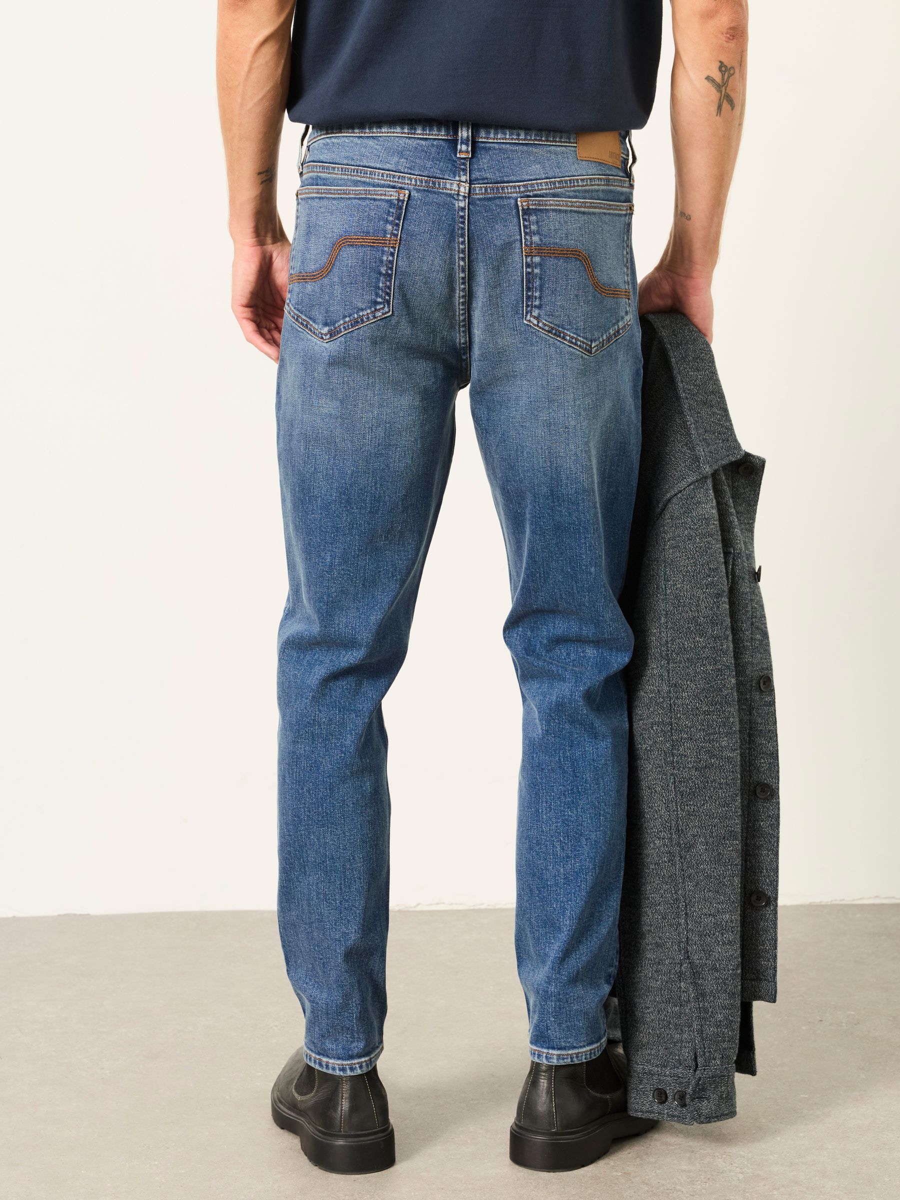 Indigo Blue Skinny Fit Jeans - Image 2 of 5 Indigo Blue Skinny Fit Jeans - Image 2 of 5