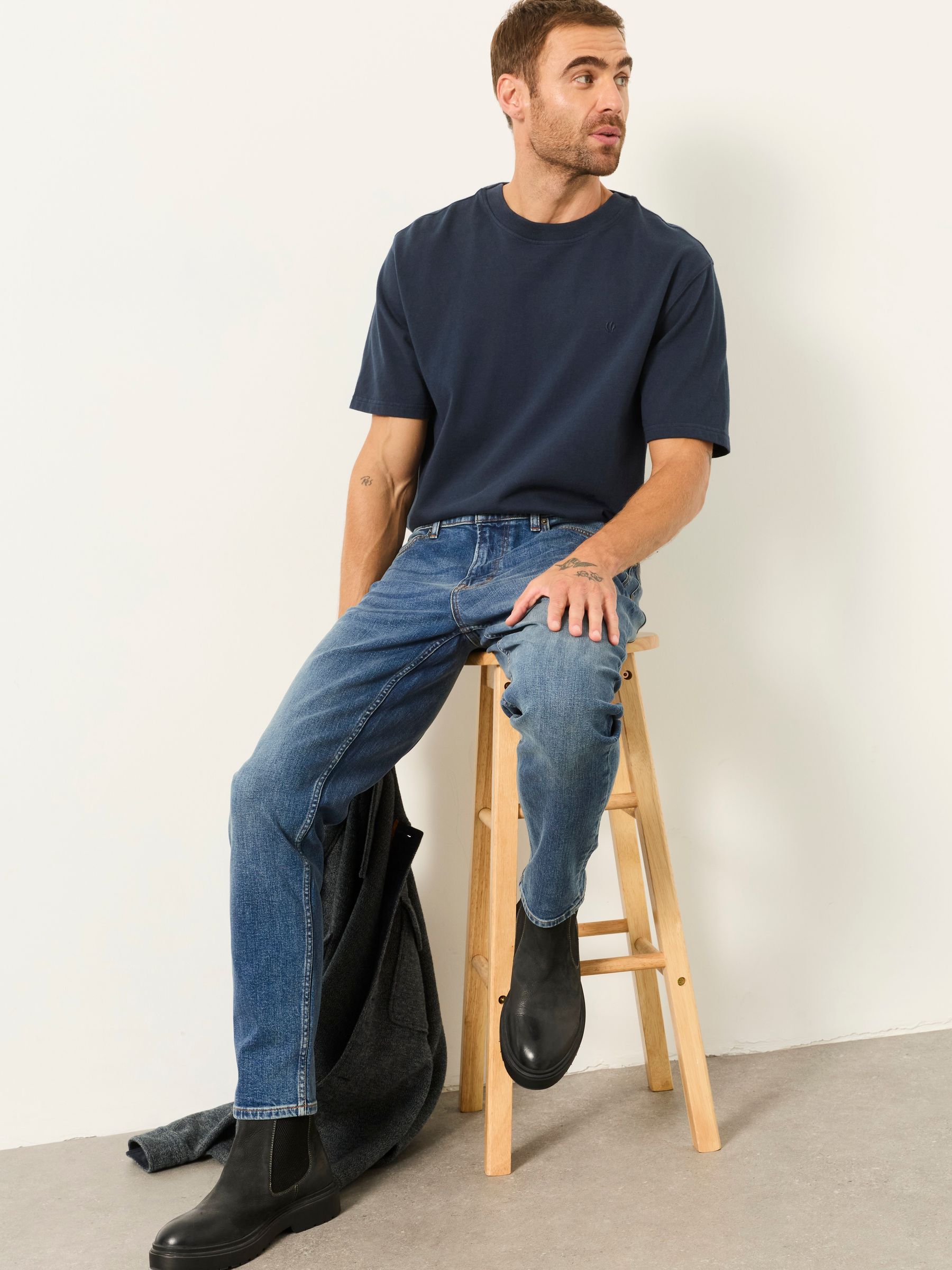 Indigo Blue Skinny Fit Jeans - Image 3 of 5