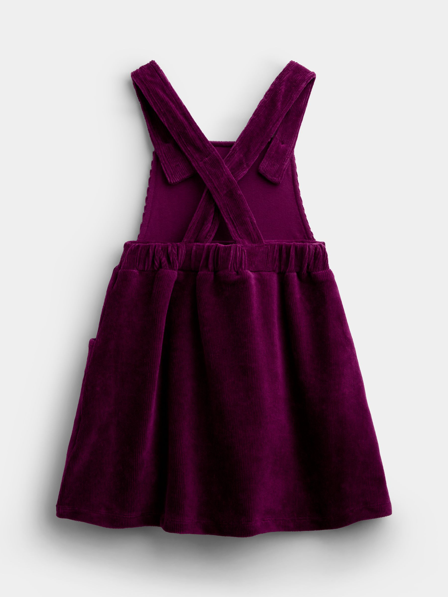 Purple Fairy Embroidered Velour Pinny Set - Image 3 of 7