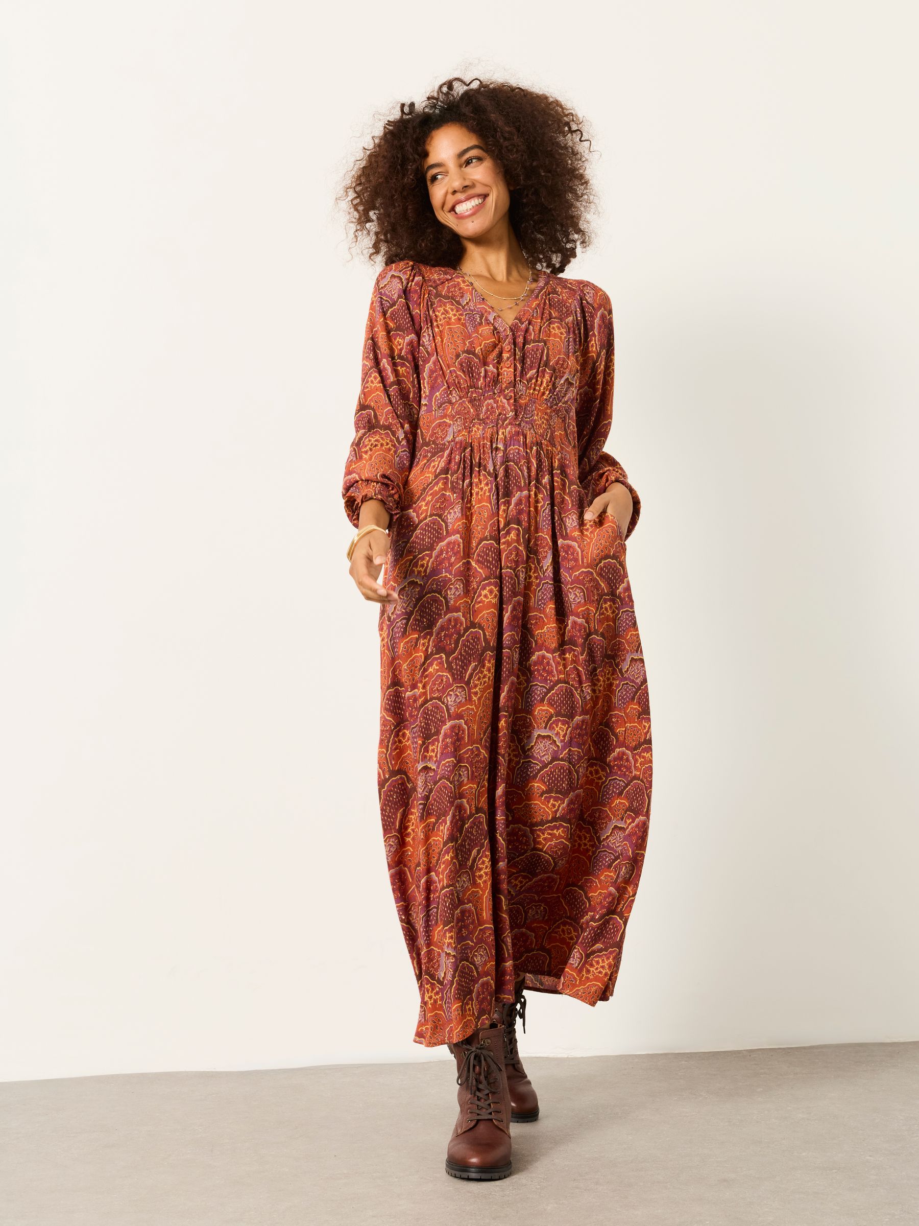 Ophelia Purple Mountains Petite Dress - Image 1 of 6