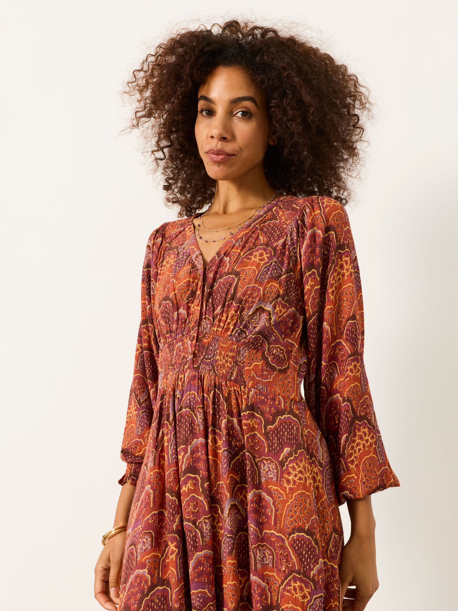 Ophelia Purple Mountains Petite Dress - Image 3 of 6