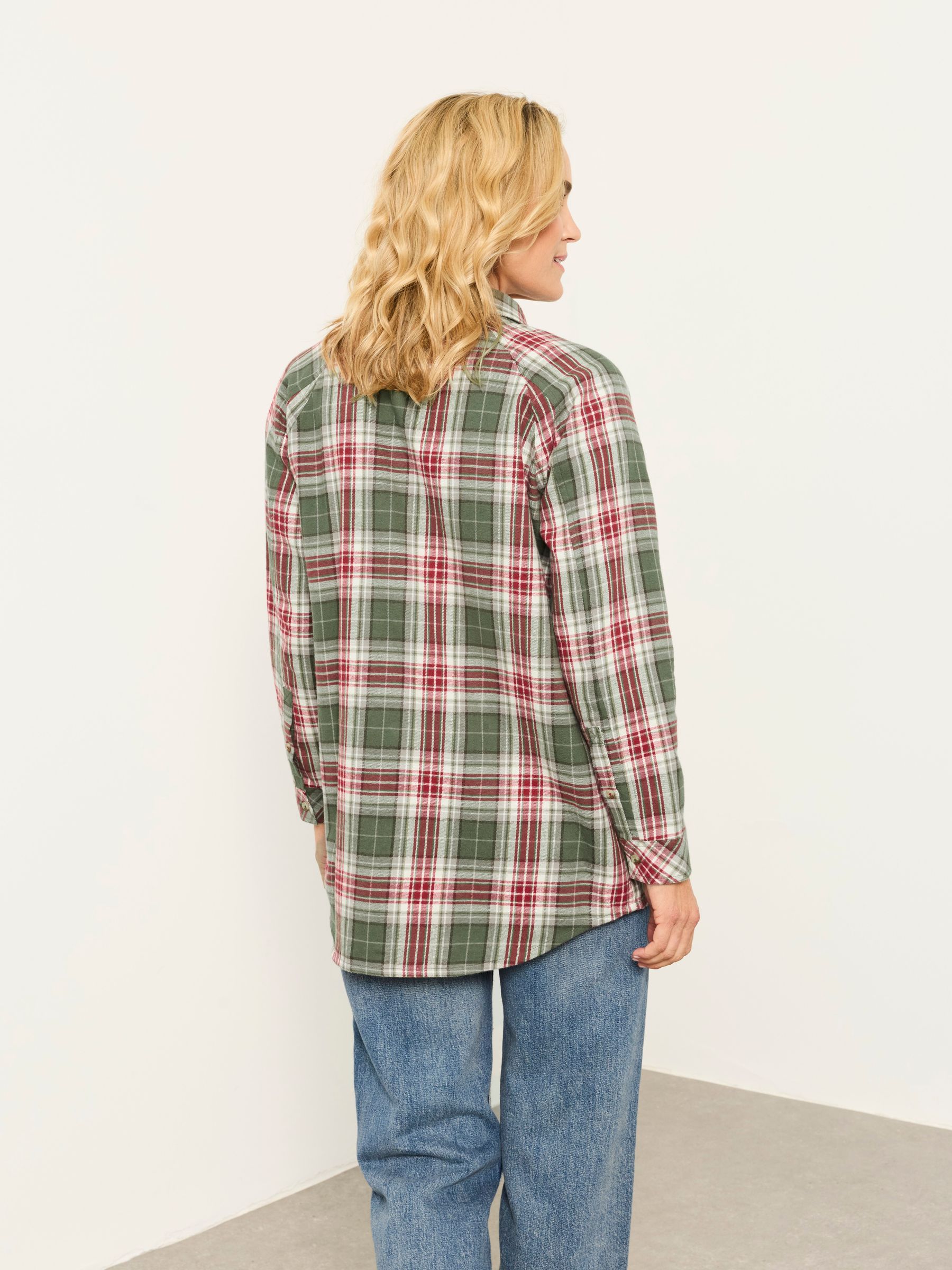 Bessie Green Petite Check Shirt - Image 2 of 6 Bessie Green Petite Check Shirt - Image 2 of 6