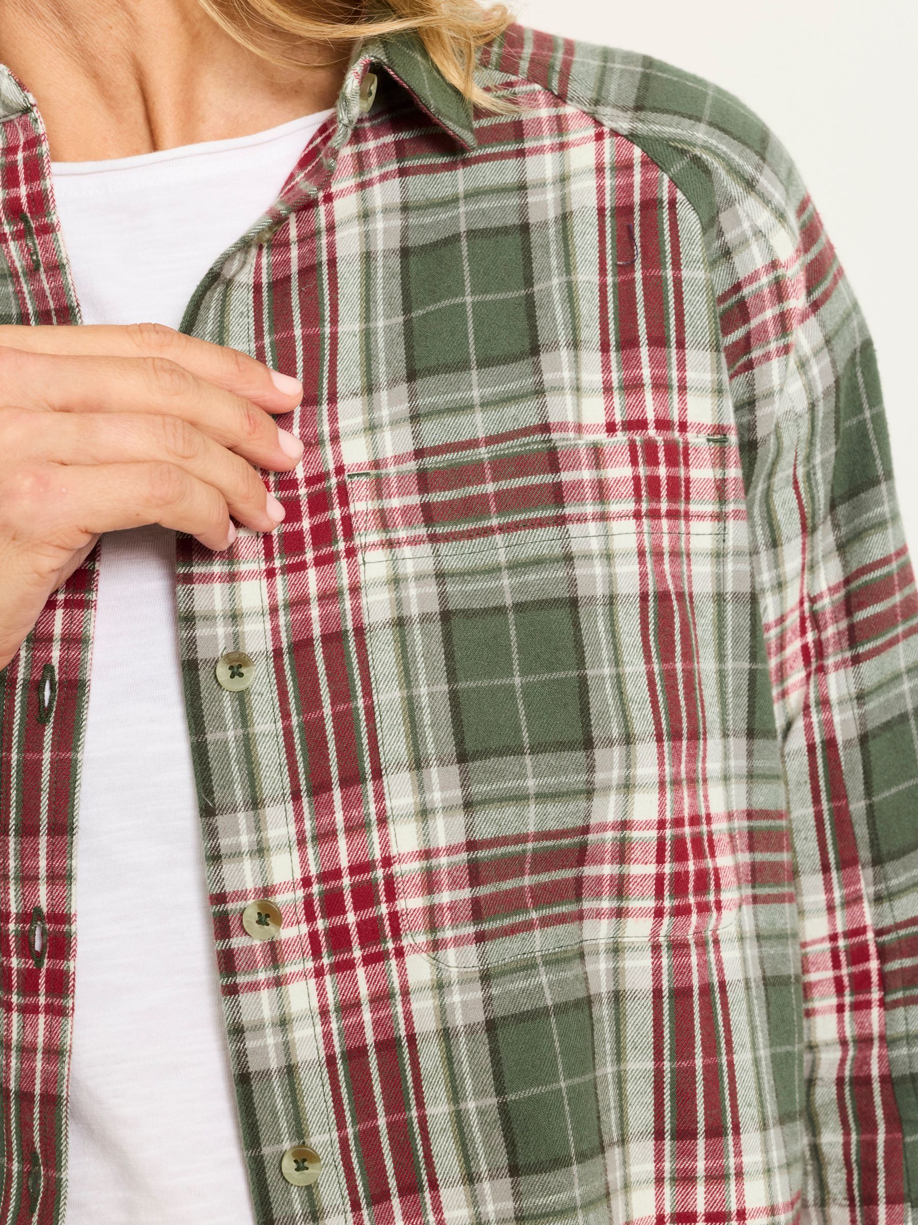 Bessie Green Petite Check Shirt - Image 3 of 6