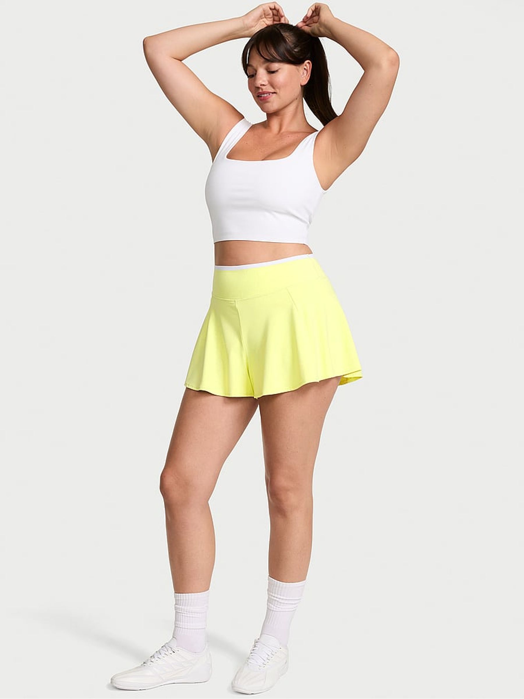 Lime Yellow RacketCool™ Tennis Shorts - Image 1 of 2 Lime Yellow RacketCool™ Tennis Shorts - Image 1 of 2