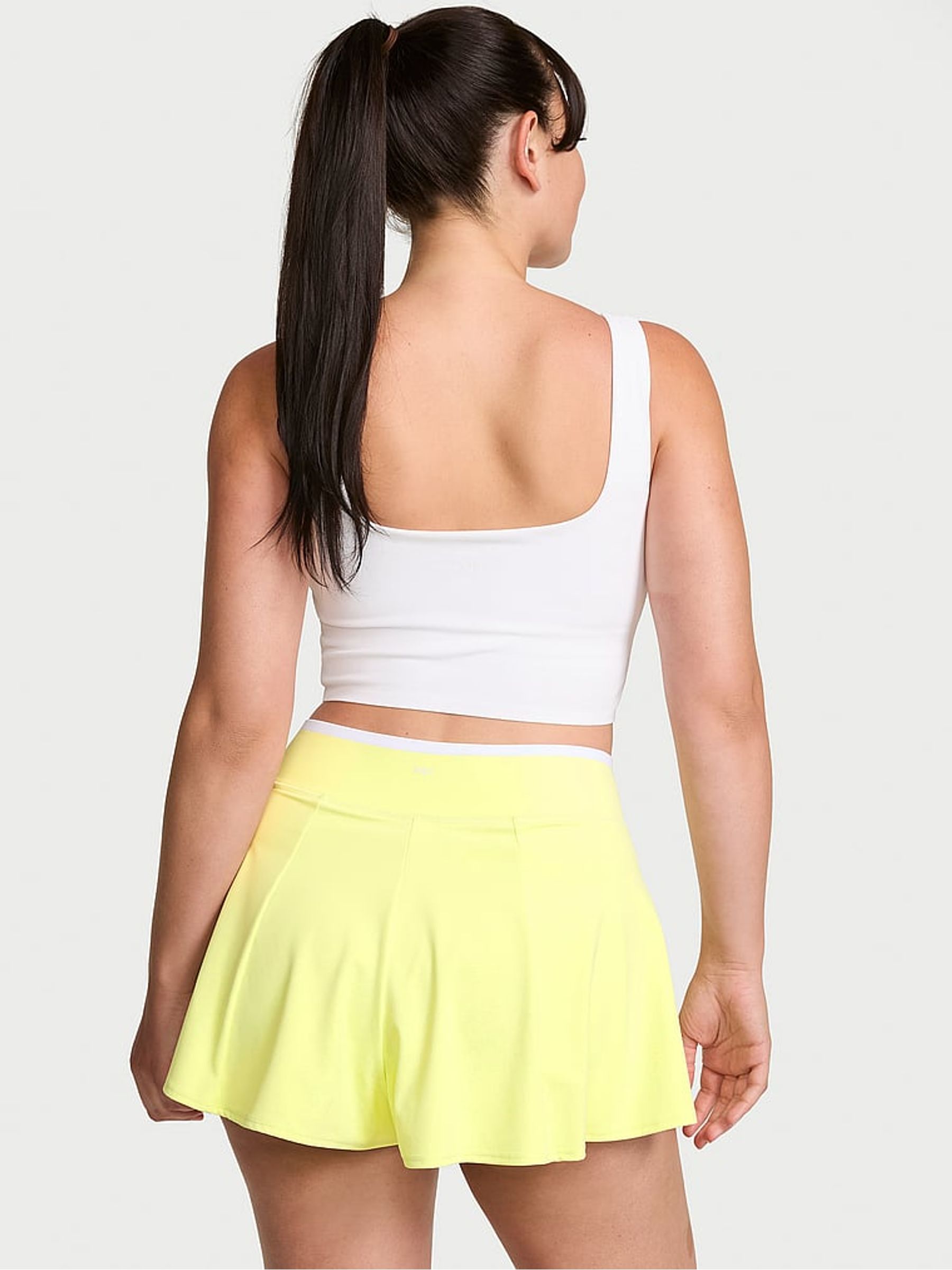 Lime Yellow RacketCool™ Tennis Shorts - Image 2 of 2