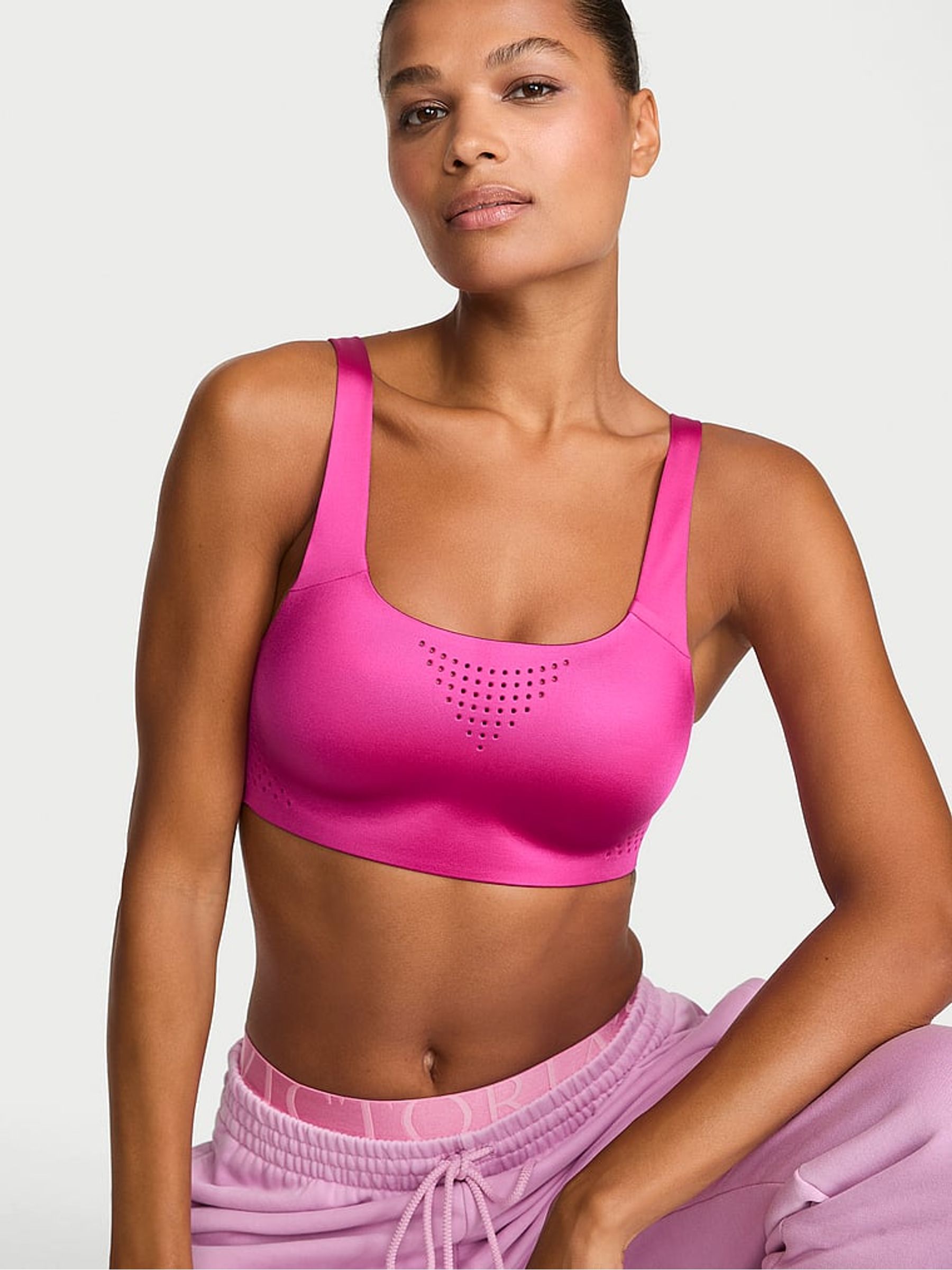Pink Fire Featherweight Max™GlossyTech High Impact Sports Bra - Image 3 of 3